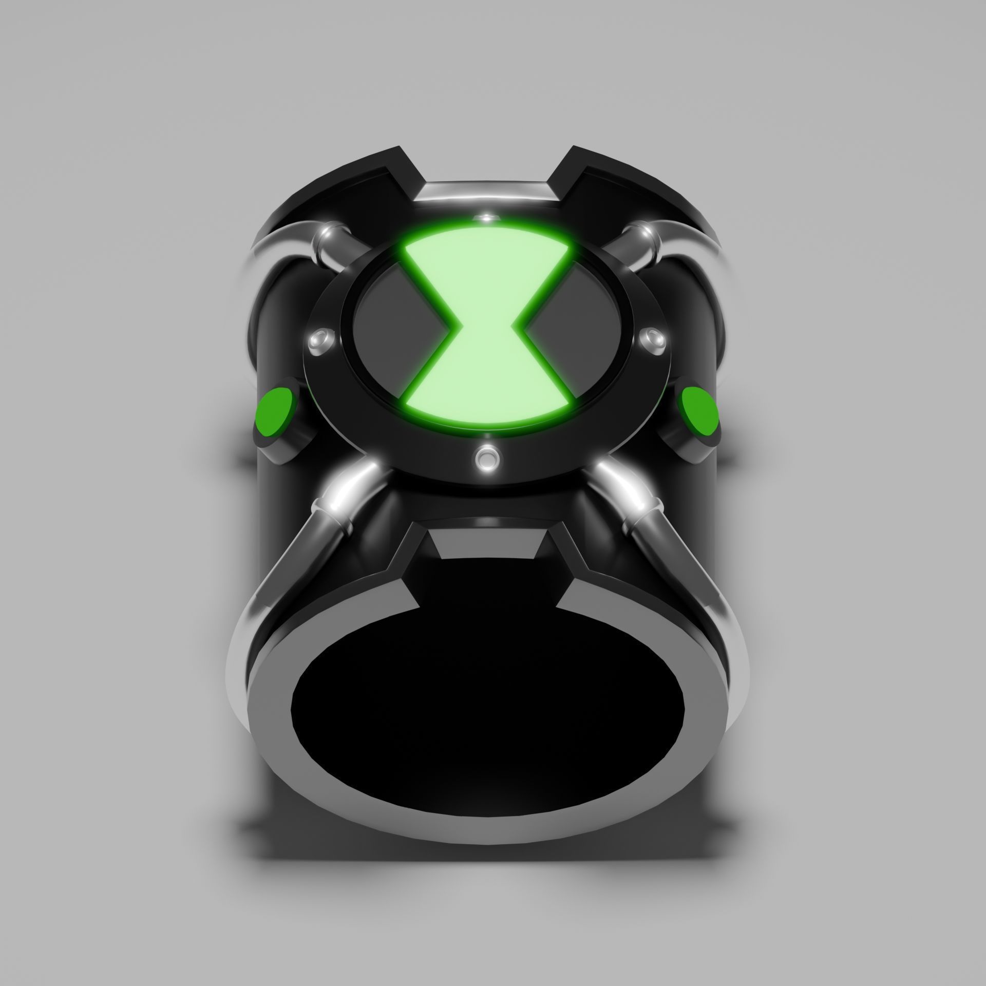 Ben 10 omnitrix model 3D Low-poly 3D model_8