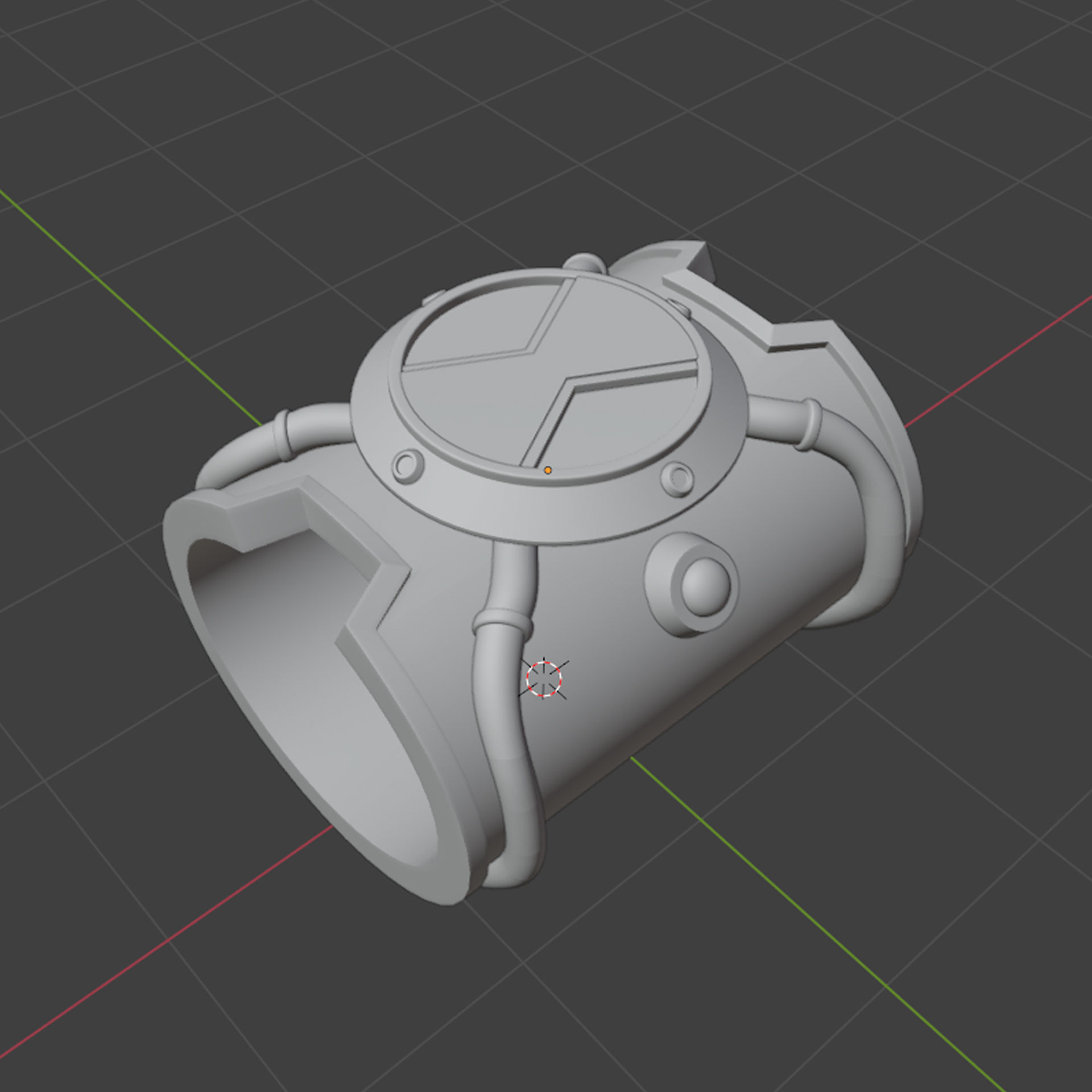 Ben 10 omnitrix model 3D Low-poly 3D model_10