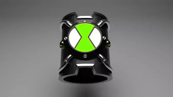 Ben 10 omnitrix model 3D Low-poly 3D model Ben 10 omnitrix model 3D Low-poly 3D model