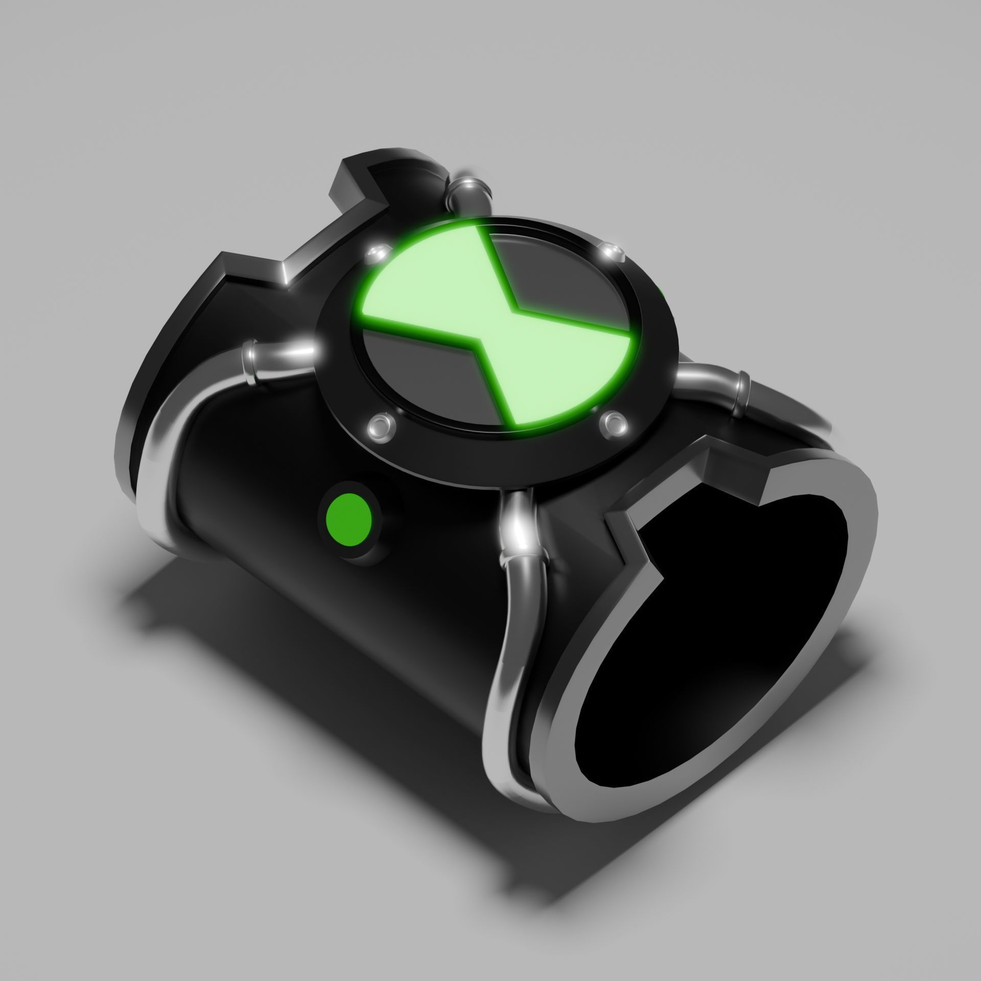 Ben 10 omnitrix model 3D Low-poly 3D model_7
