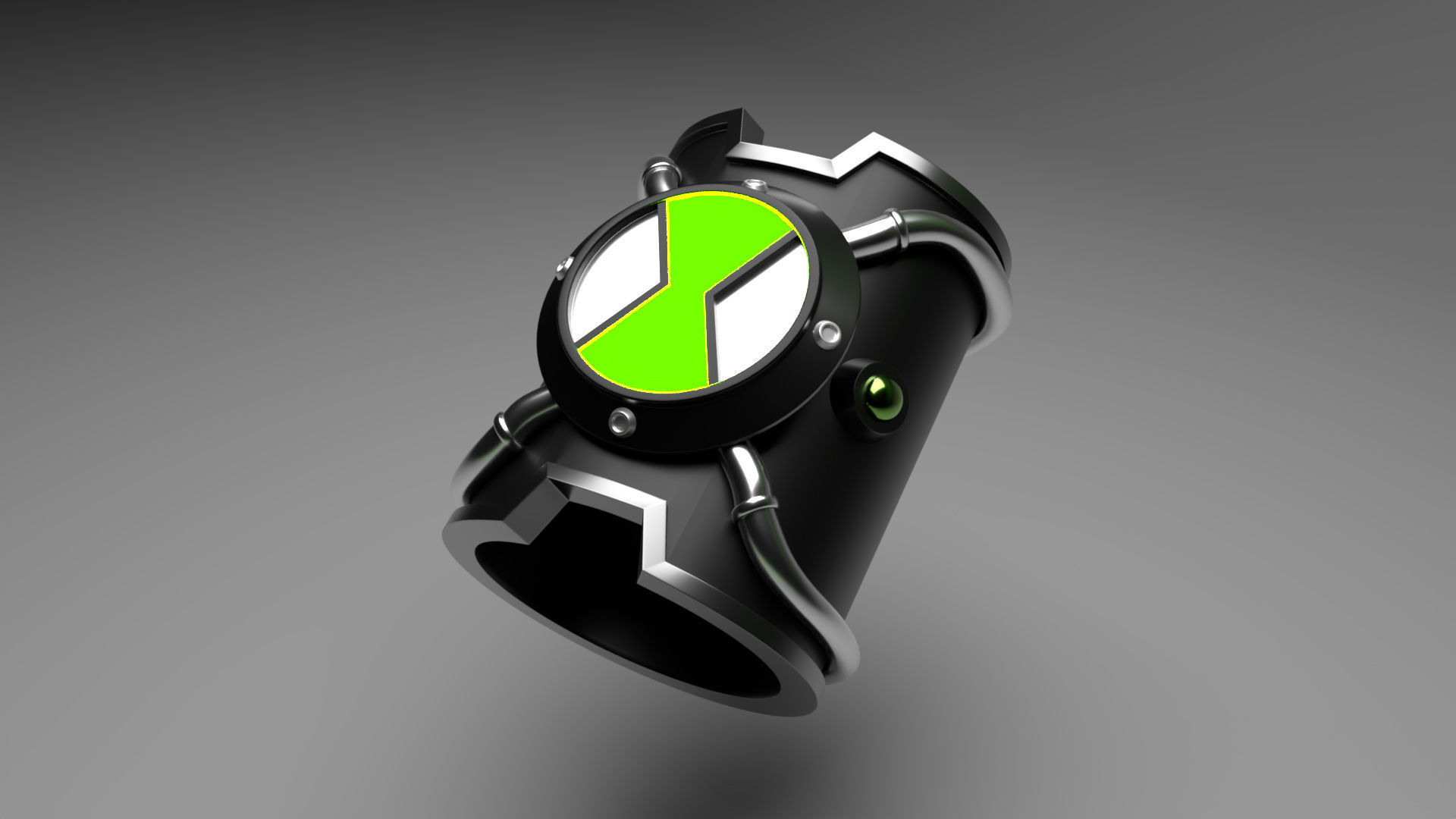 Ben 10 omnitrix model 3D Low-poly 3D model_3