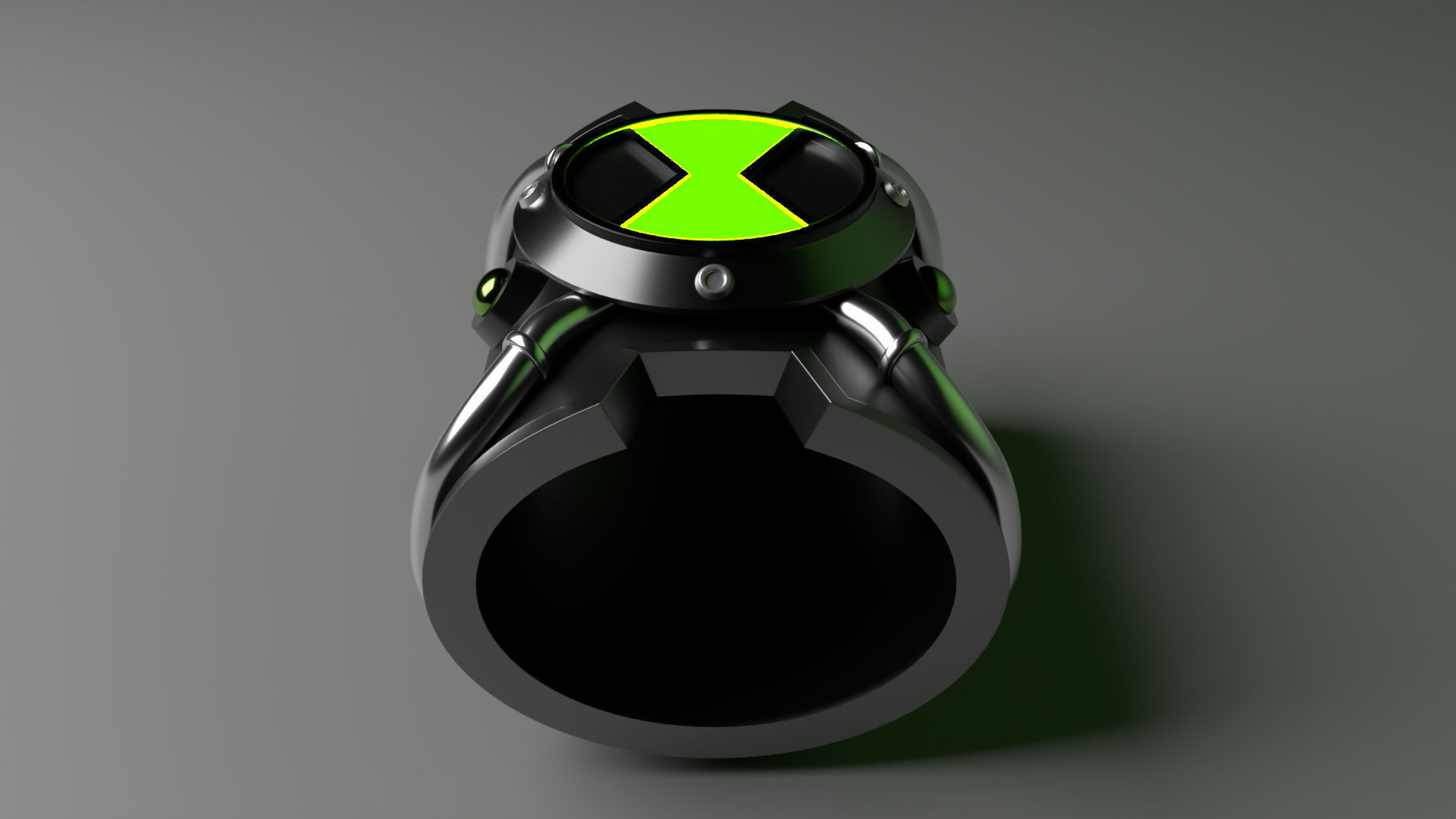 Ben 10 omnitrix model 3D Low-poly 3D model_2