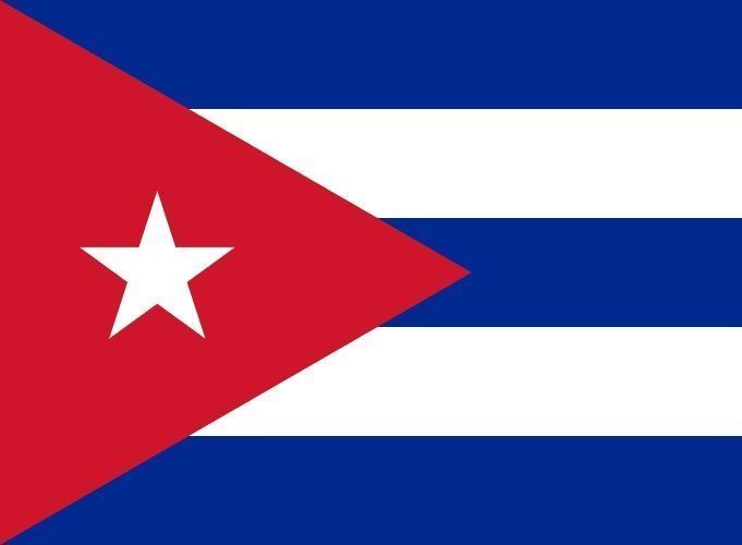 Cuba Flag Golden Medal Badge 3D model_23