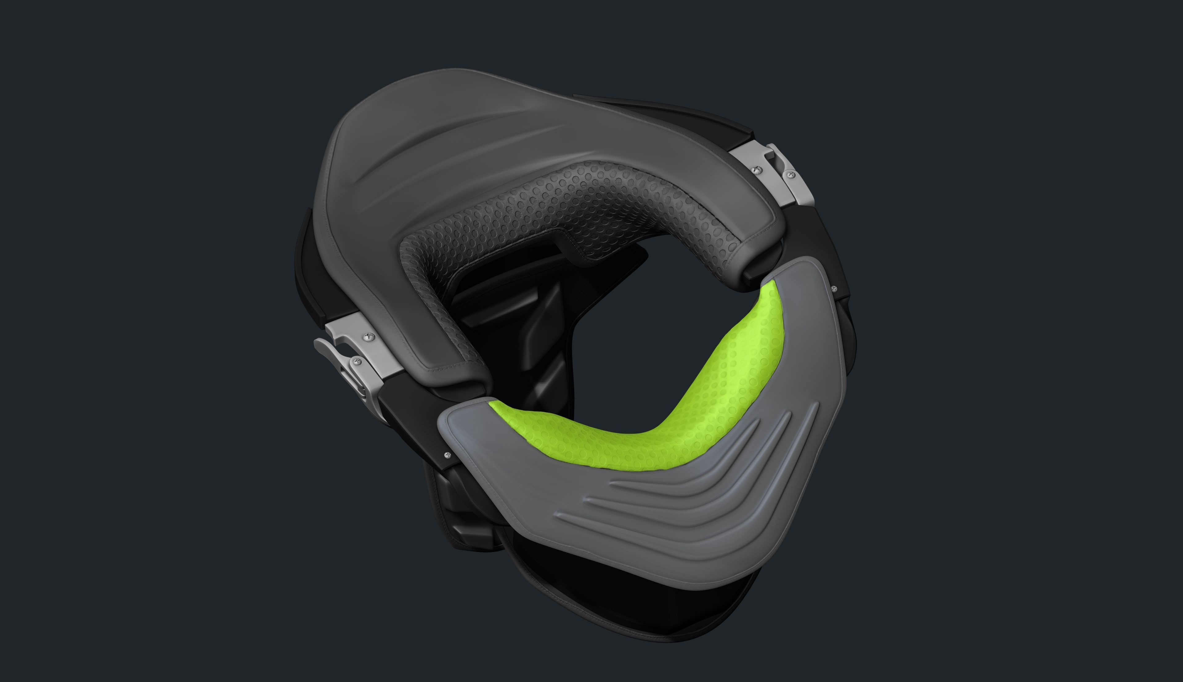 Neck Brace for Motocross Rider 3D print model_16
