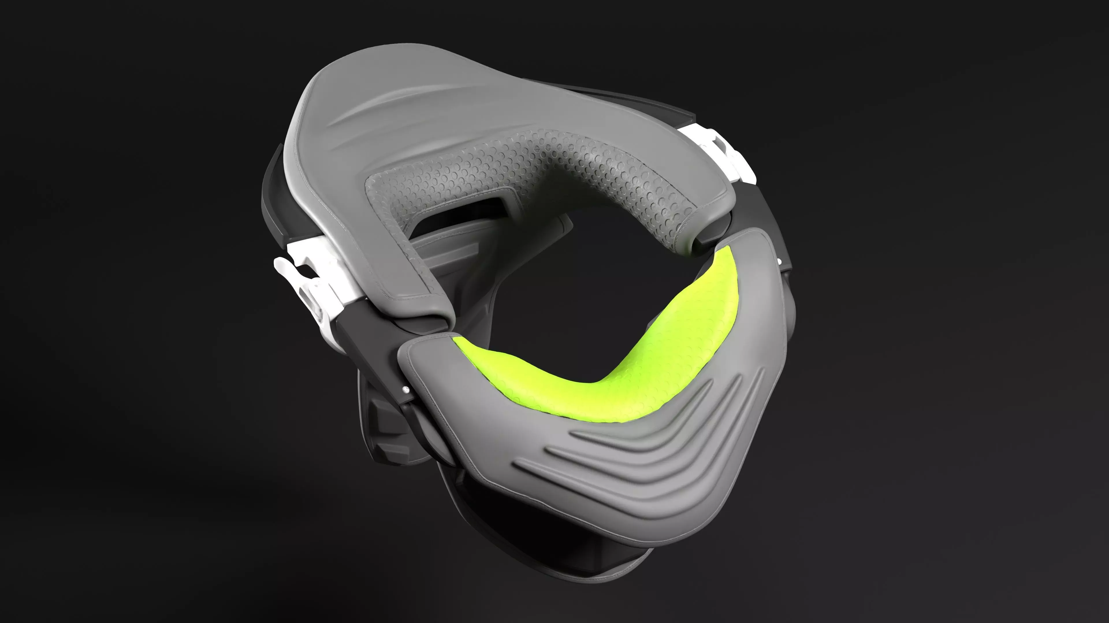 Neck Brace for Motocross Rider 3D print model_0