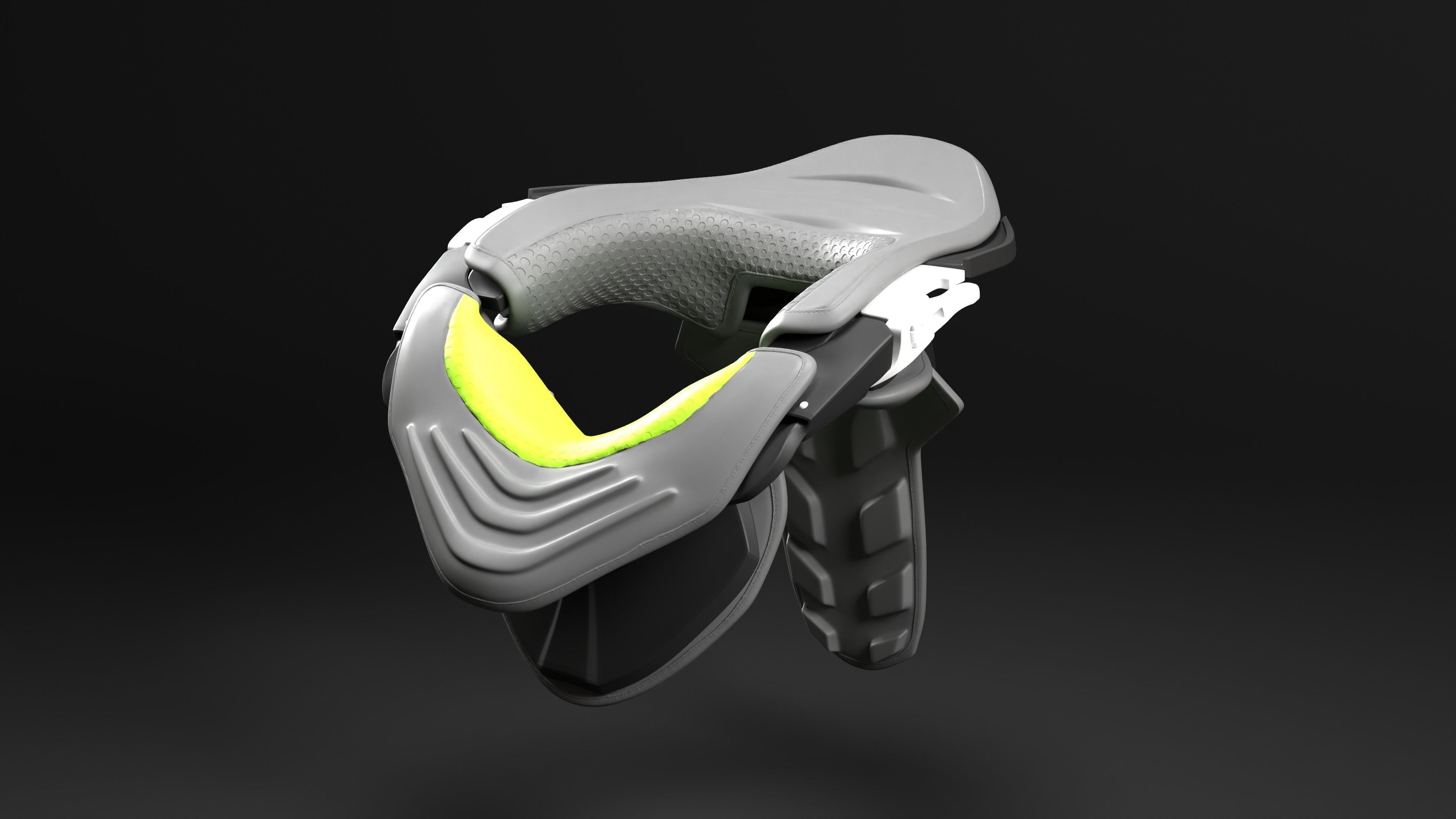Neck Brace for Motocross Rider 3D print model_12