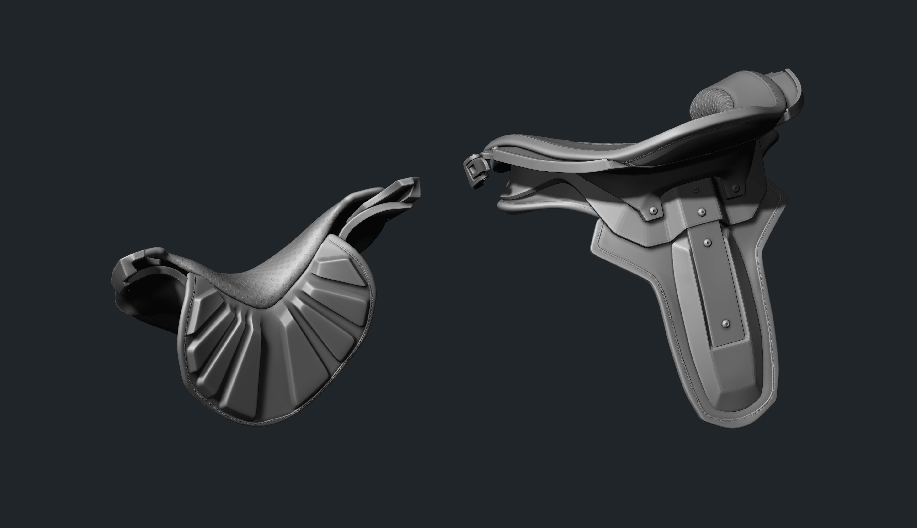 Neck Brace for Motocross Rider 3D print model_19