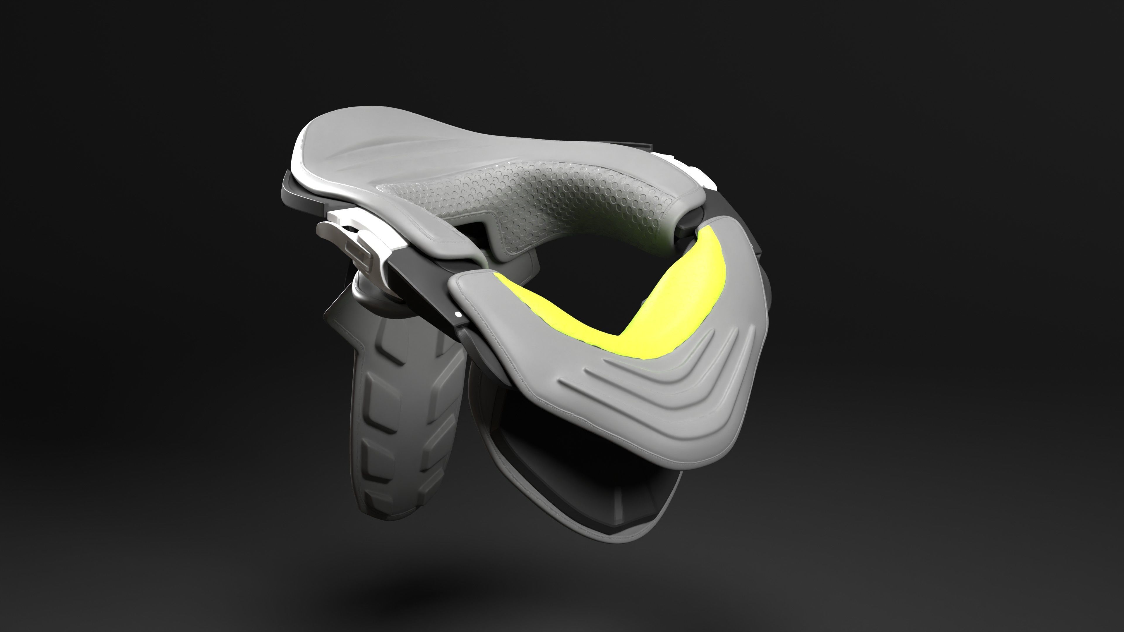 Neck Brace for Motocross Rider 3D print model_5