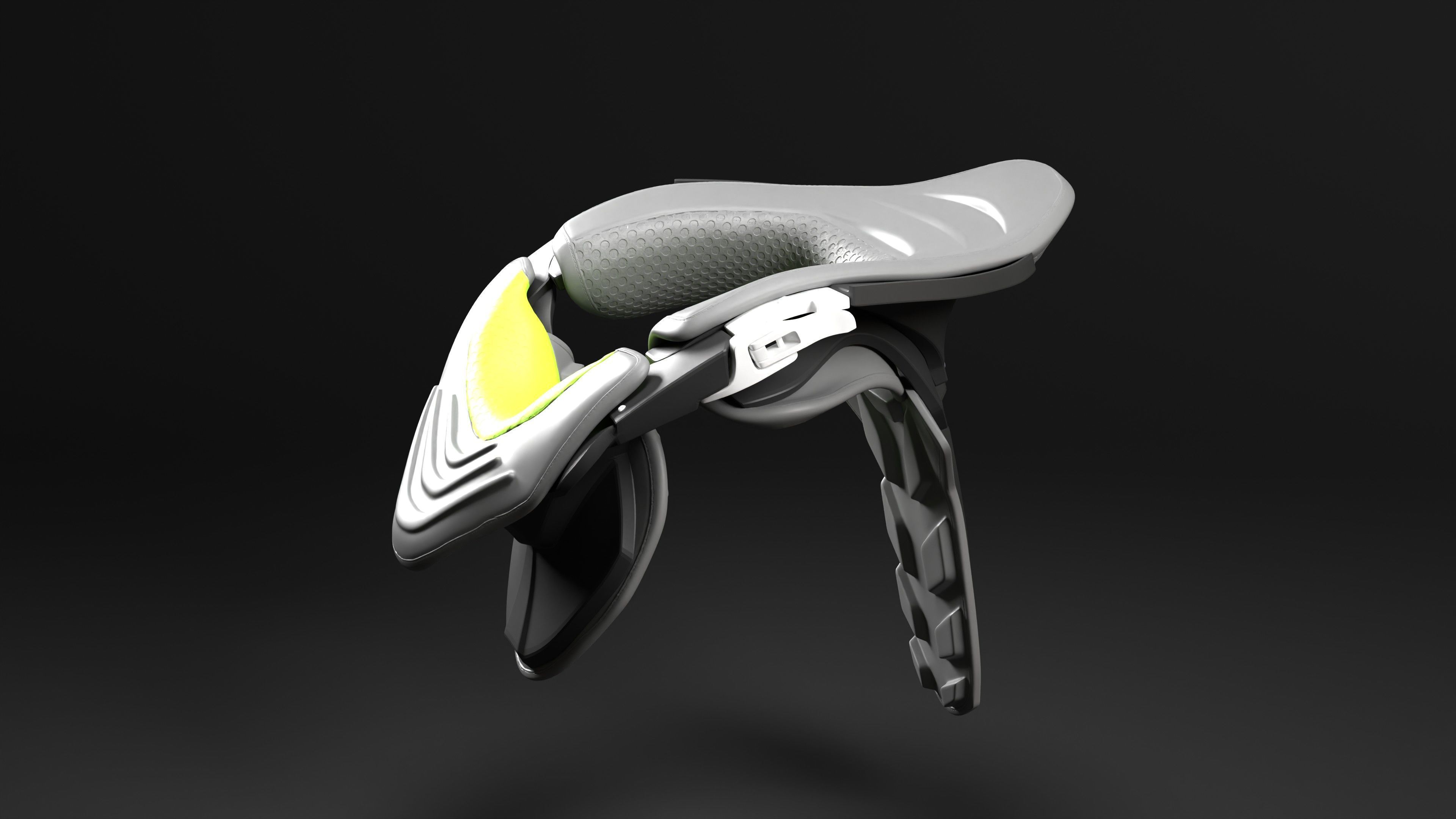 Neck Brace for Motocross Rider 3D print model_11