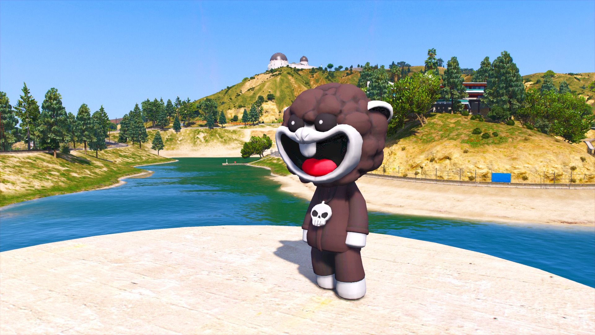 Baba Chops - Poppy Playtime 4 For GTA V Ped Or Any Games Low-poly 3D model_2