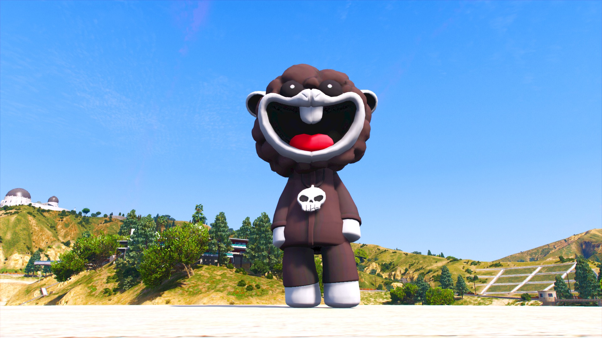 Baba Chops - Poppy Playtime 4 For GTA V Ped Or Any Games Low-poly 3D model_4