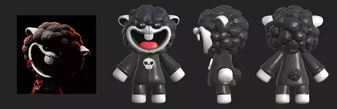 Baba Chops - Poppy Playtime 4 For GTA V Ped Or Any Games