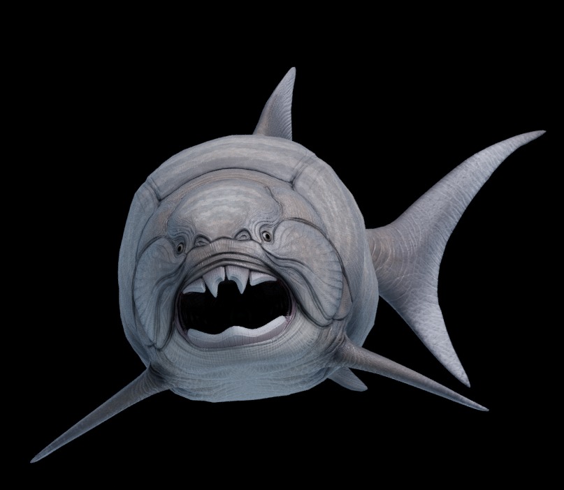 Dunkleosteus Asset Pack Low-poly 3D model_9