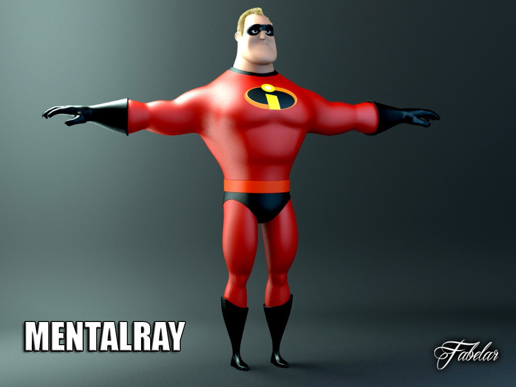 Mr Incredible 3D model_10