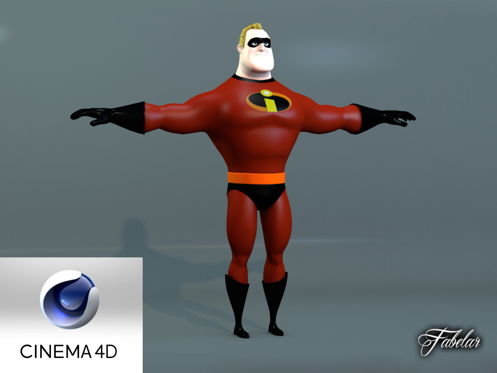 Mr Incredible 3D model_9