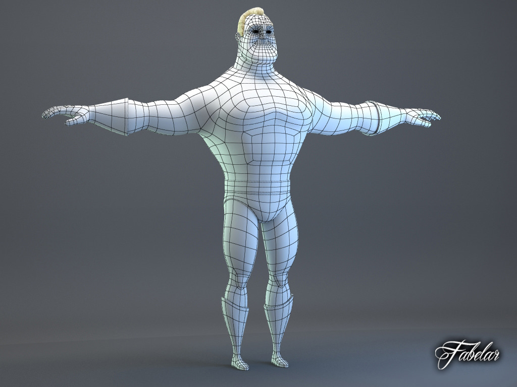 Mr Incredible 3D model_7