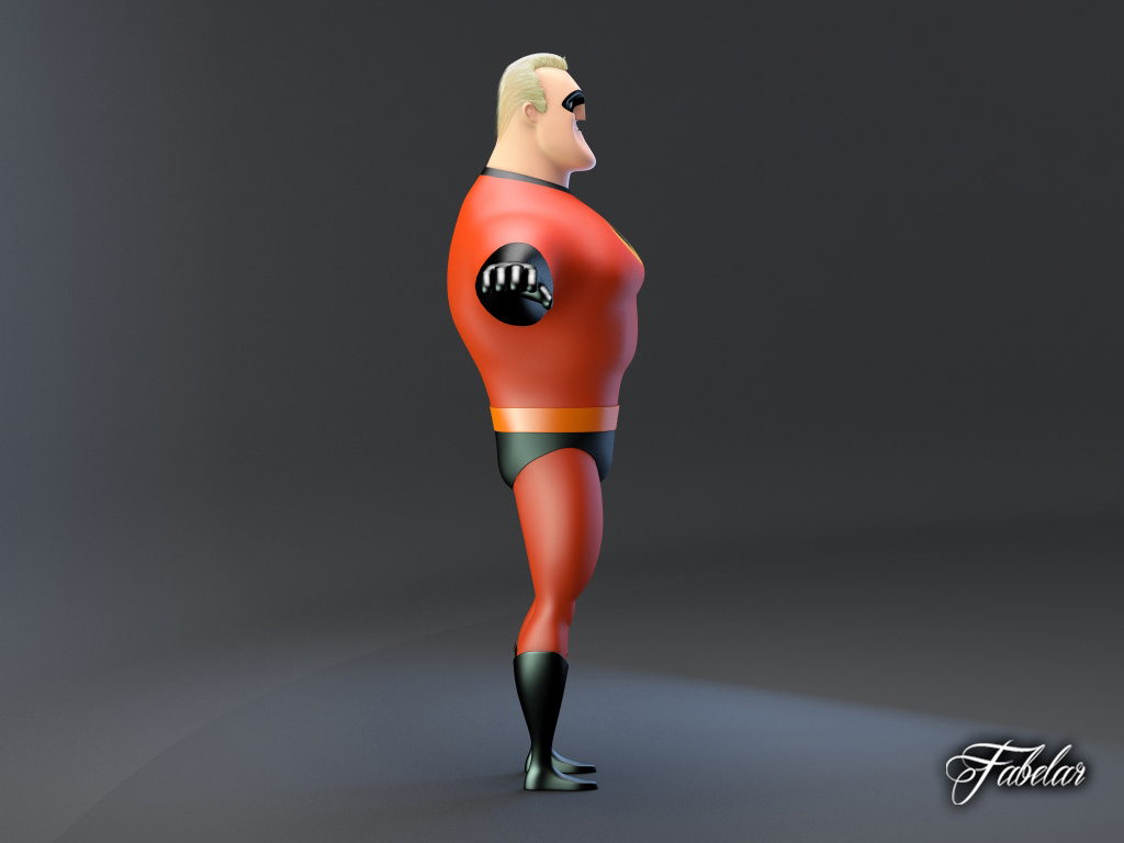 Mr Incredible 3D model_3