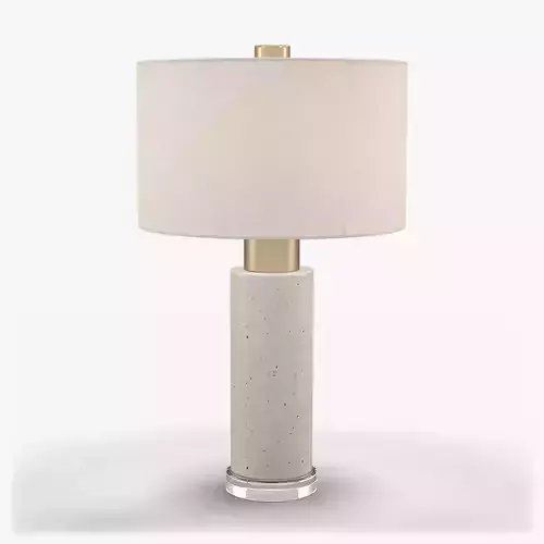 Uttermost Vaeshon Concrete Table Lamp 3D model