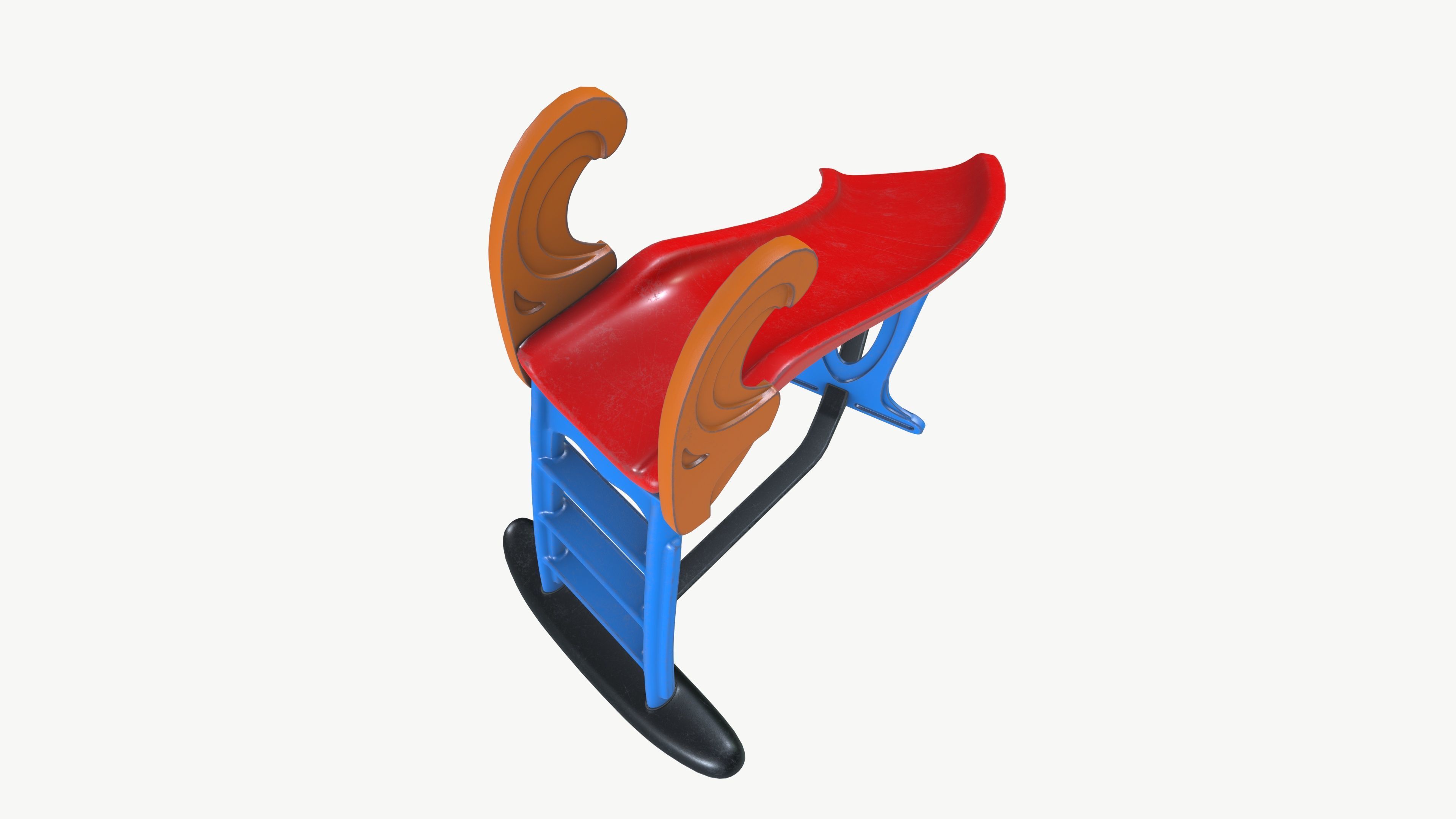 Kids Slide 3D model_3