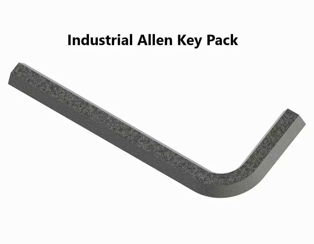 Industrial Allen Key Pack 3D print model_0
