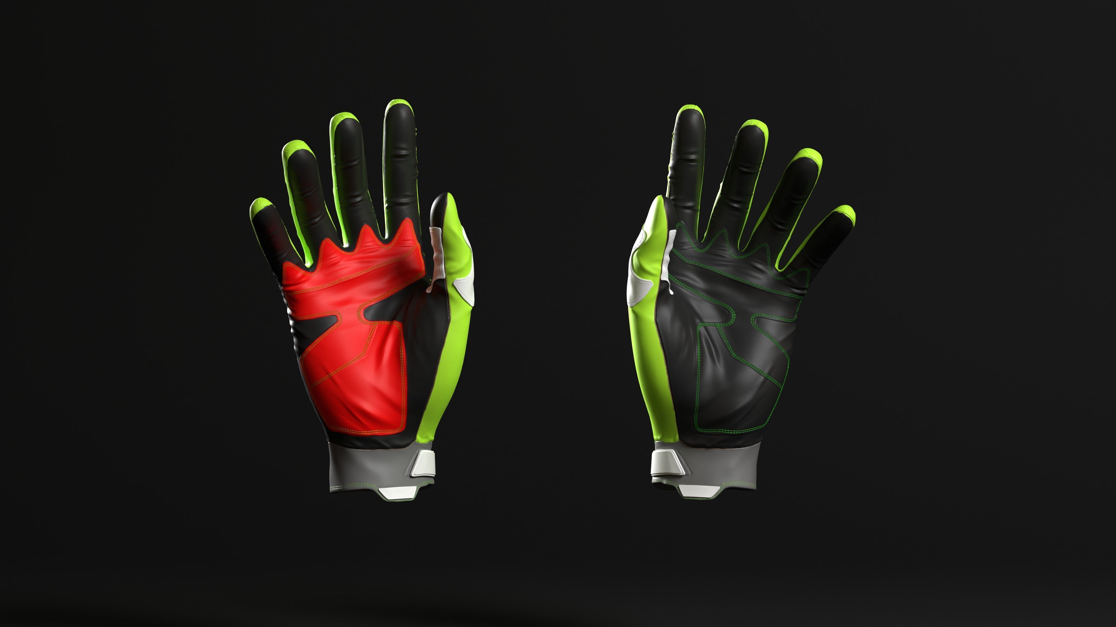 MSR Motocross Gloves 3D print model_8