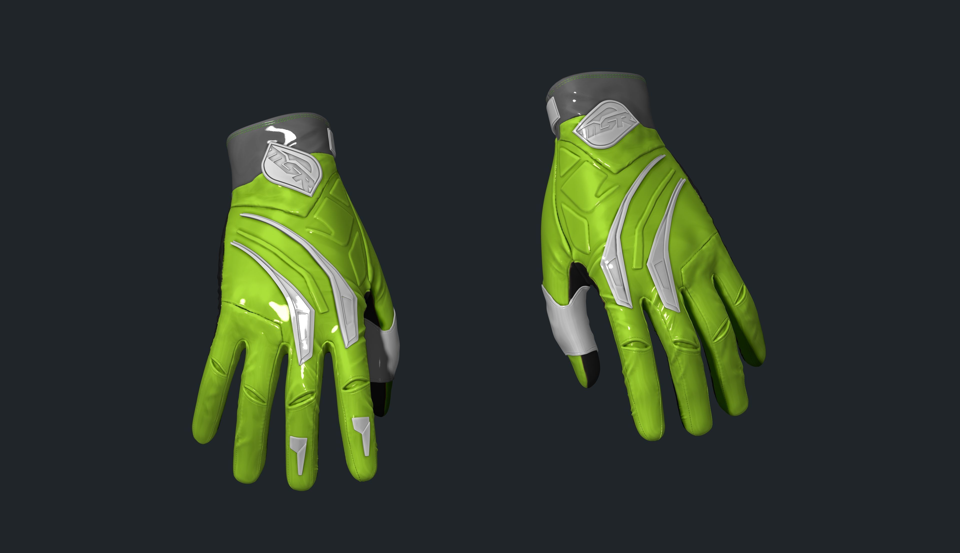 MSR Motocross Gloves 3D print model_14