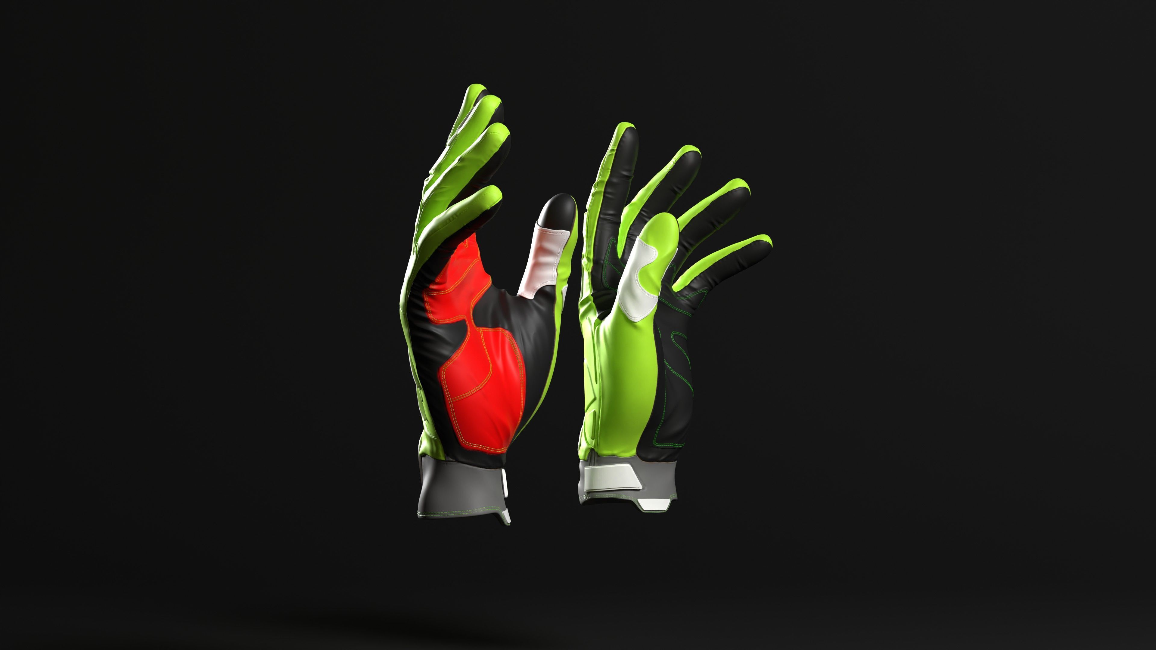 MSR Motocross Gloves 3D print model_9