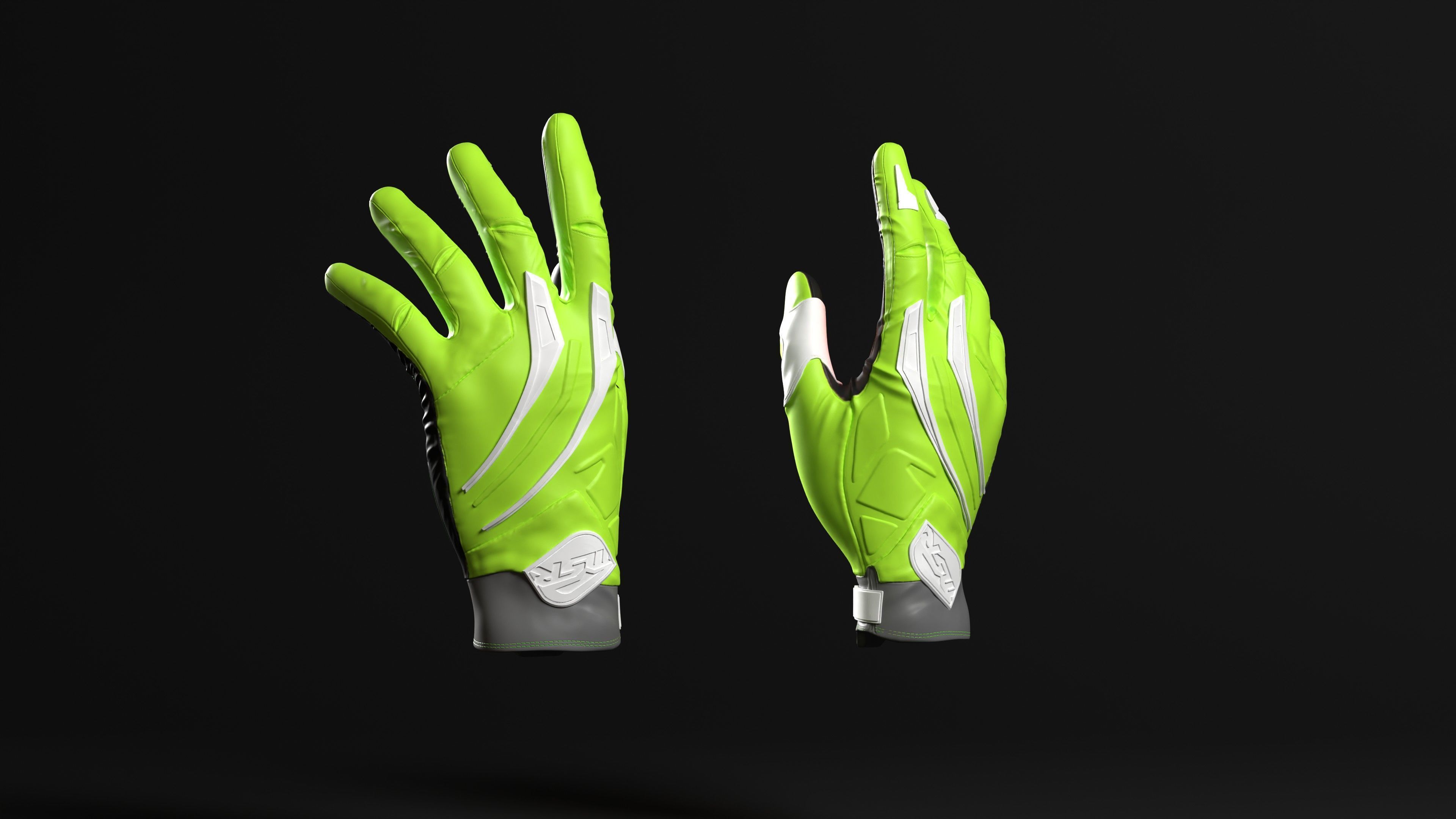 MSR Motocross Gloves 3D print model_3