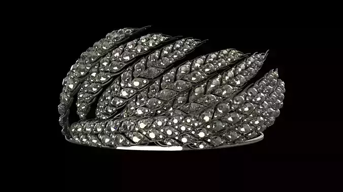 Tiara - Ears Of Wheat Tiara - AR Ready