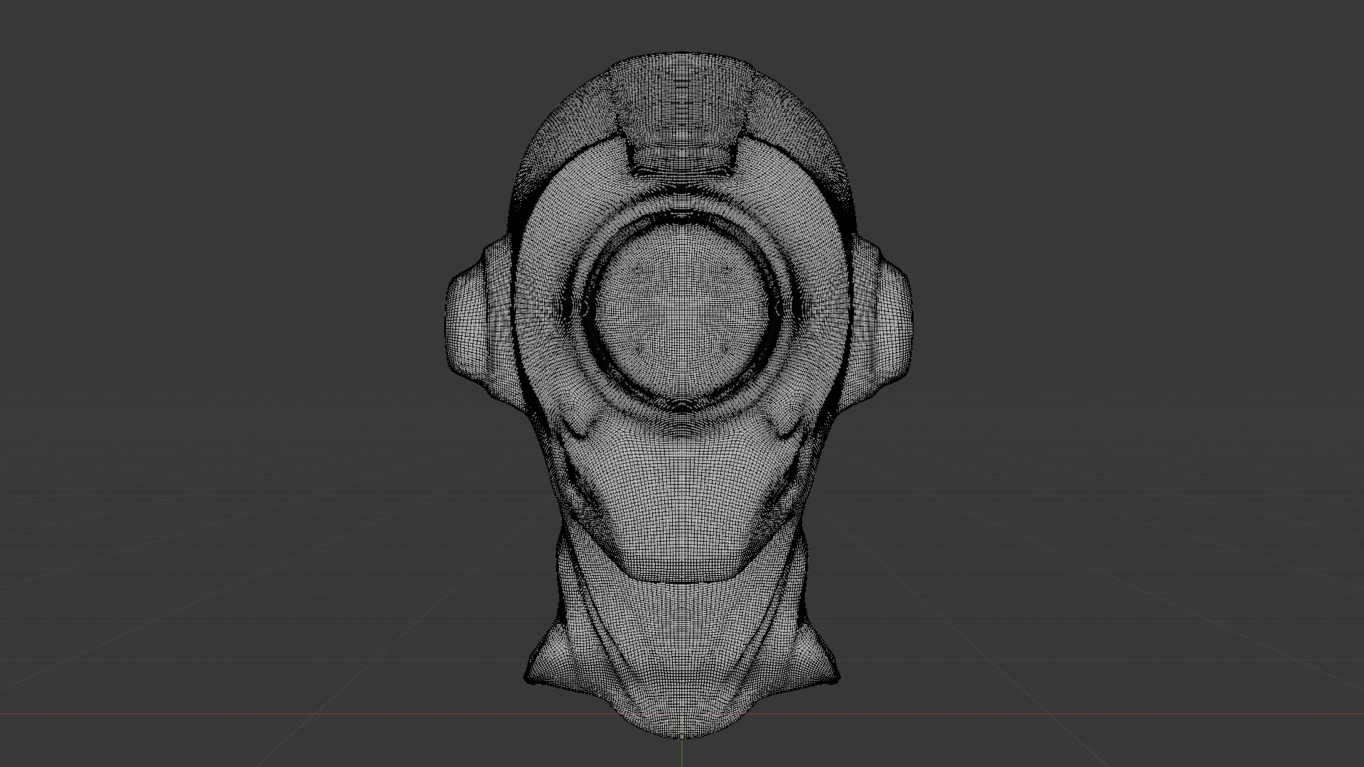Alien Robo Head 3D print model_10