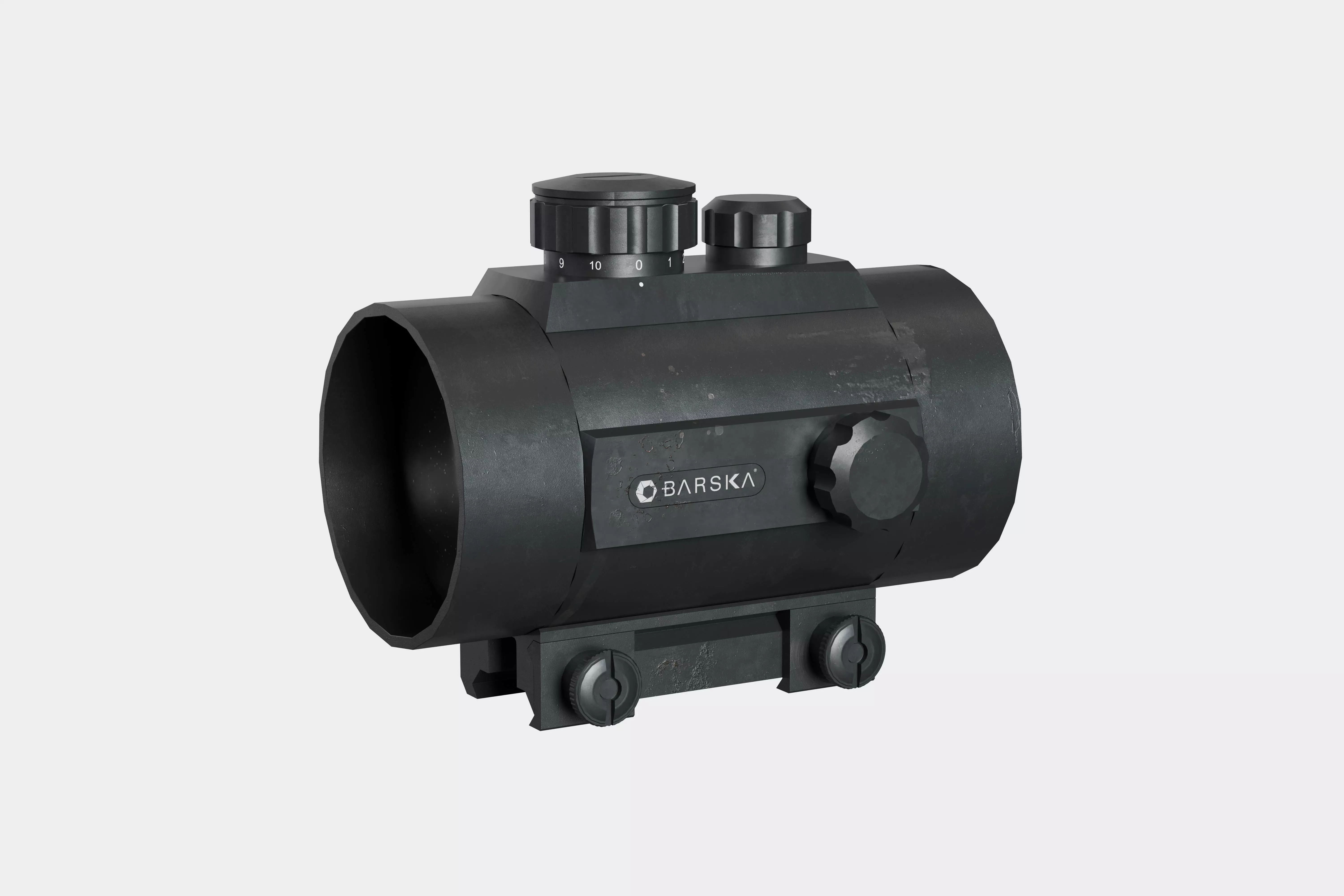 Barska 1x50mm 5 MOA Red Dot Scope 3D model_0