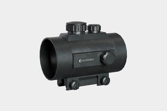 Barska 1x50mm 5 MOA Red Dot Scope  3D model