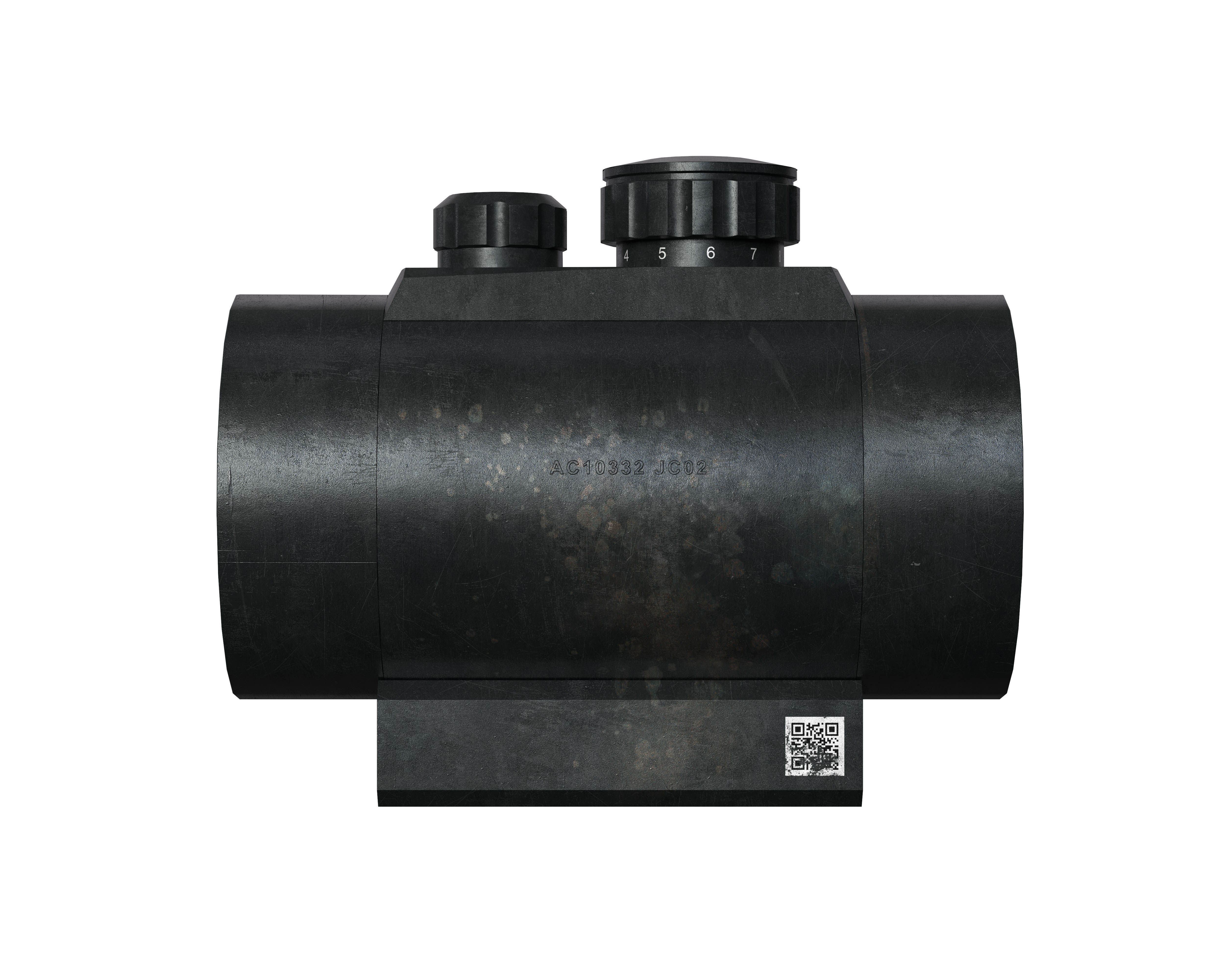 Barska 1x50mm 5 MOA Red Dot Scope 3D model_5