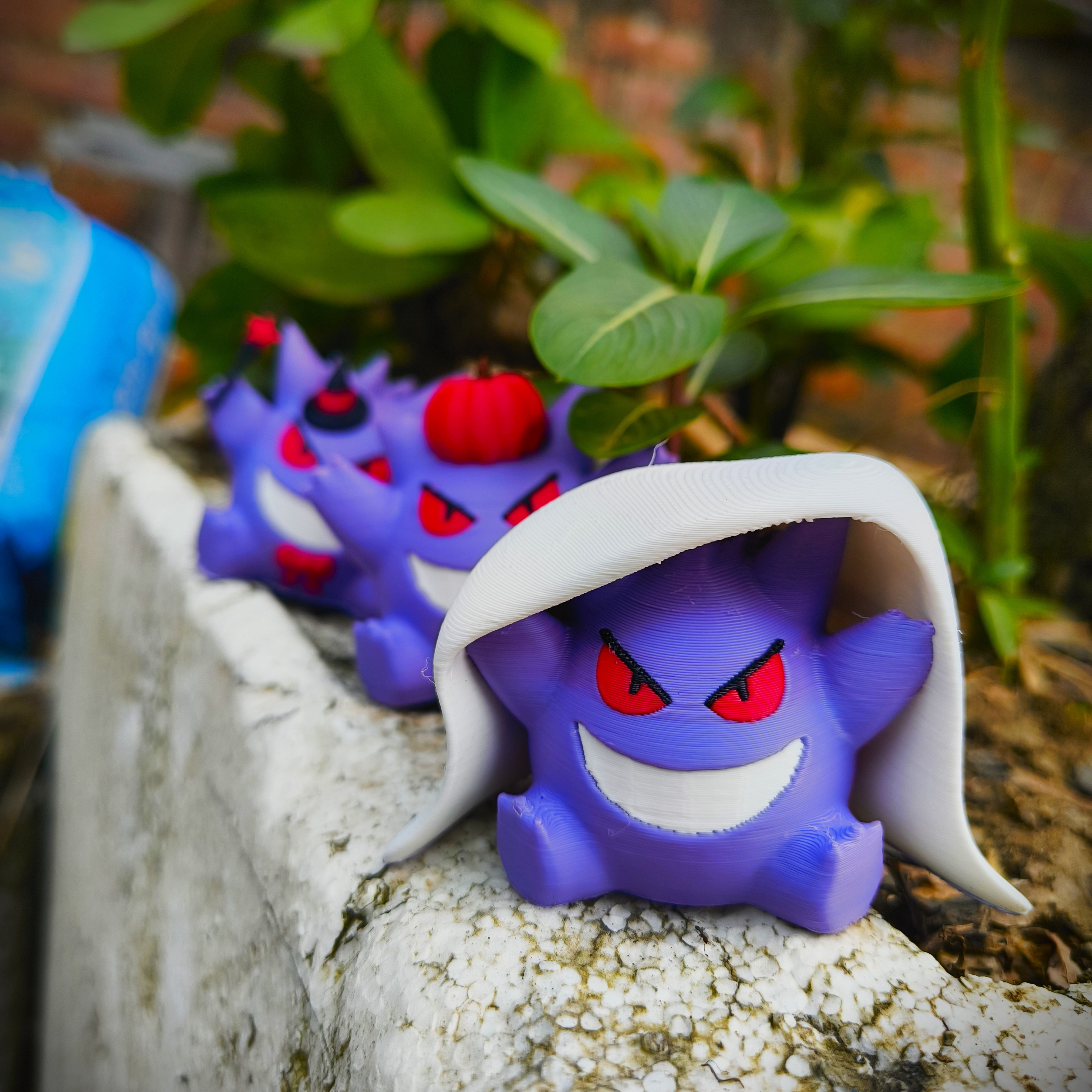 Halloween Special - Cute Gengar Collection 3D print model_1
