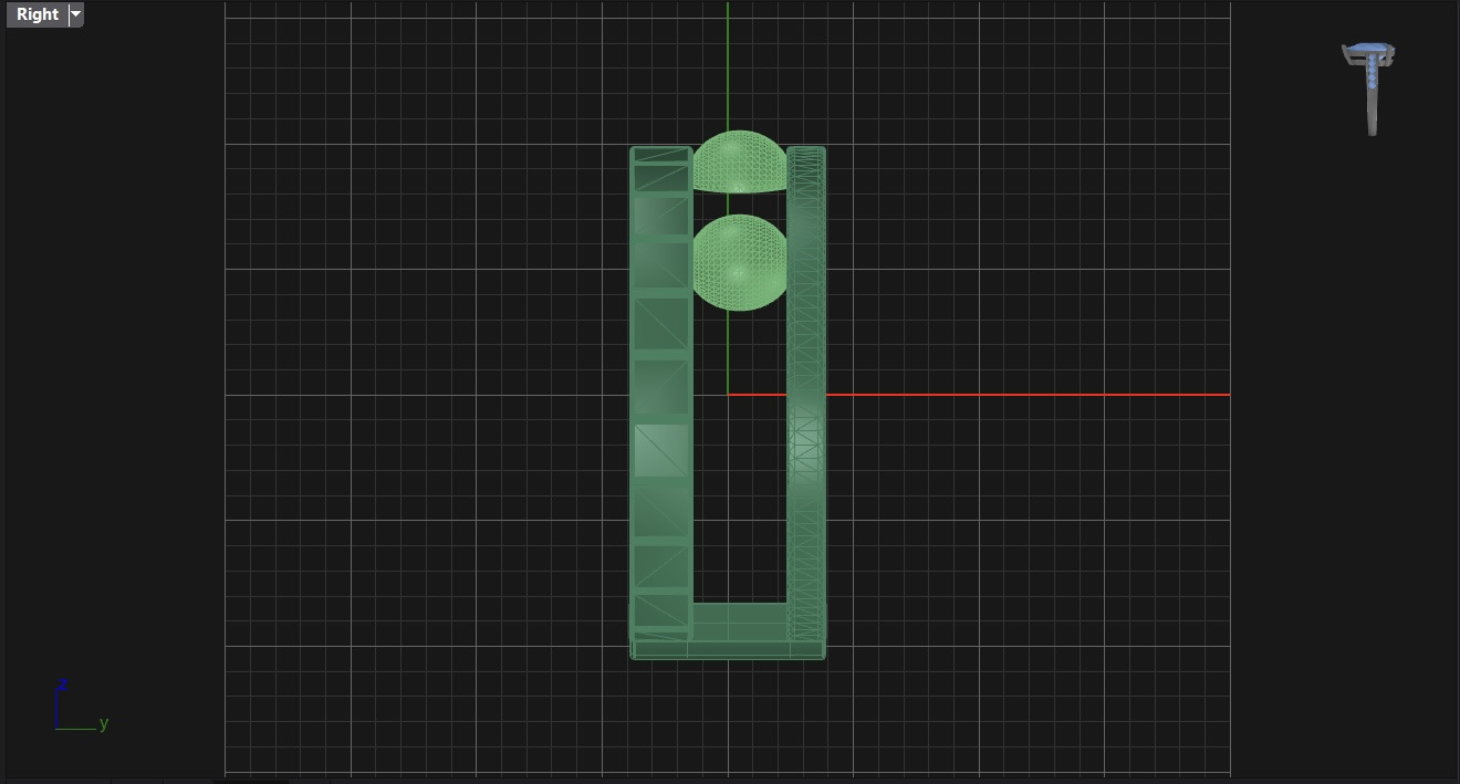 bead and cube Ring N02 Free 3D print model_7