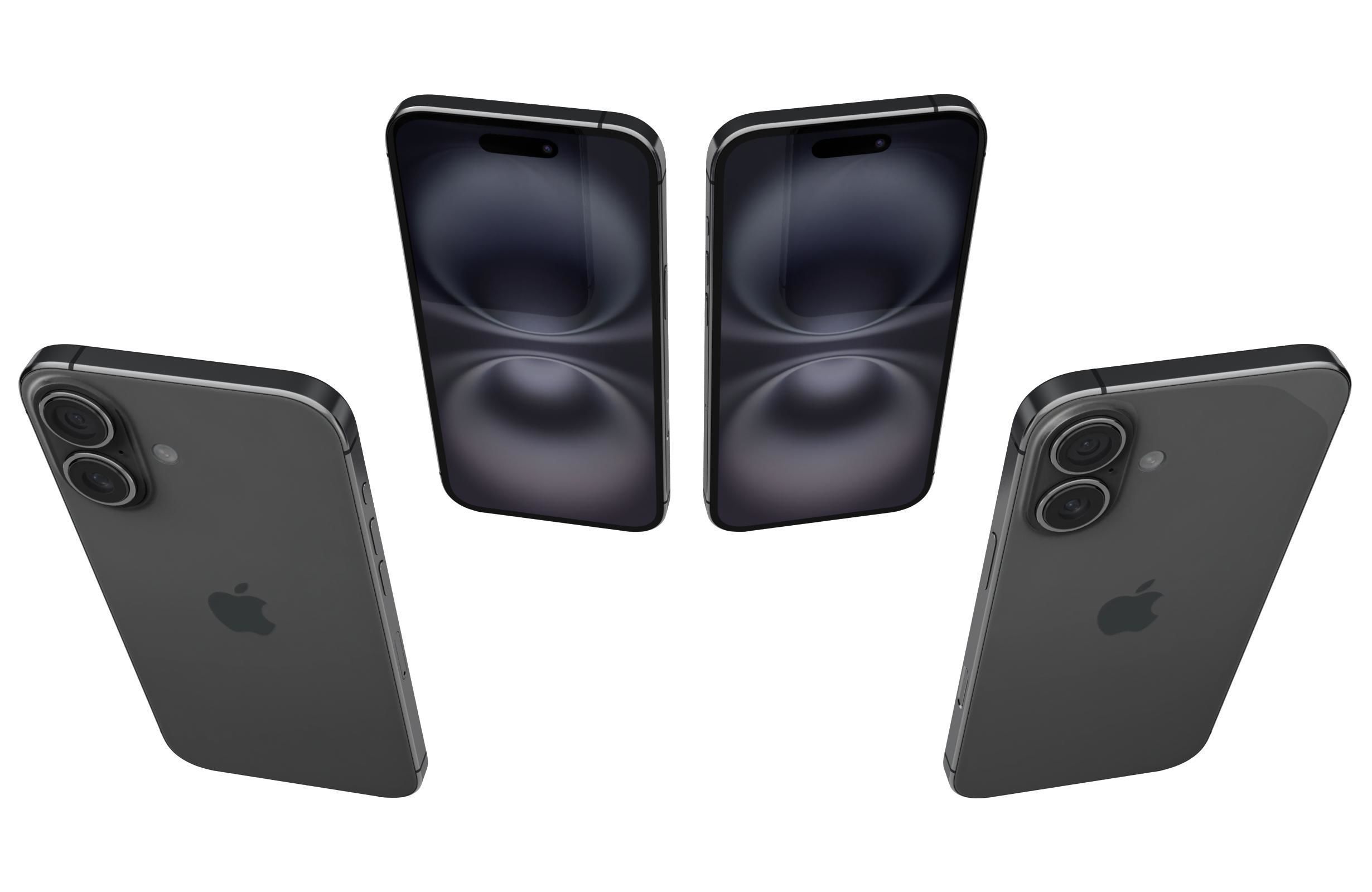 Apple iPhone 16 16 Plus and ipad Mini 2024 3D Model Collection_34