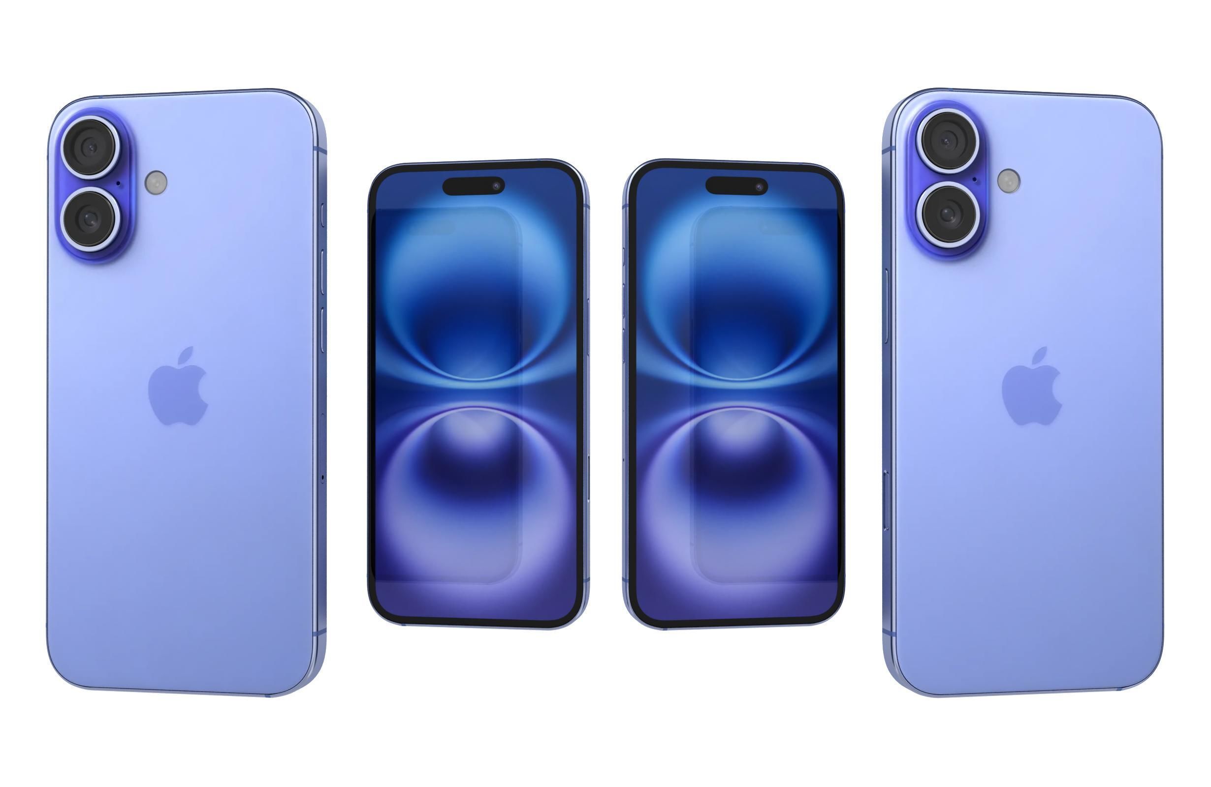 Apple iPhone 16 16 Plus and ipad Mini 2024 3D Model Collection_86