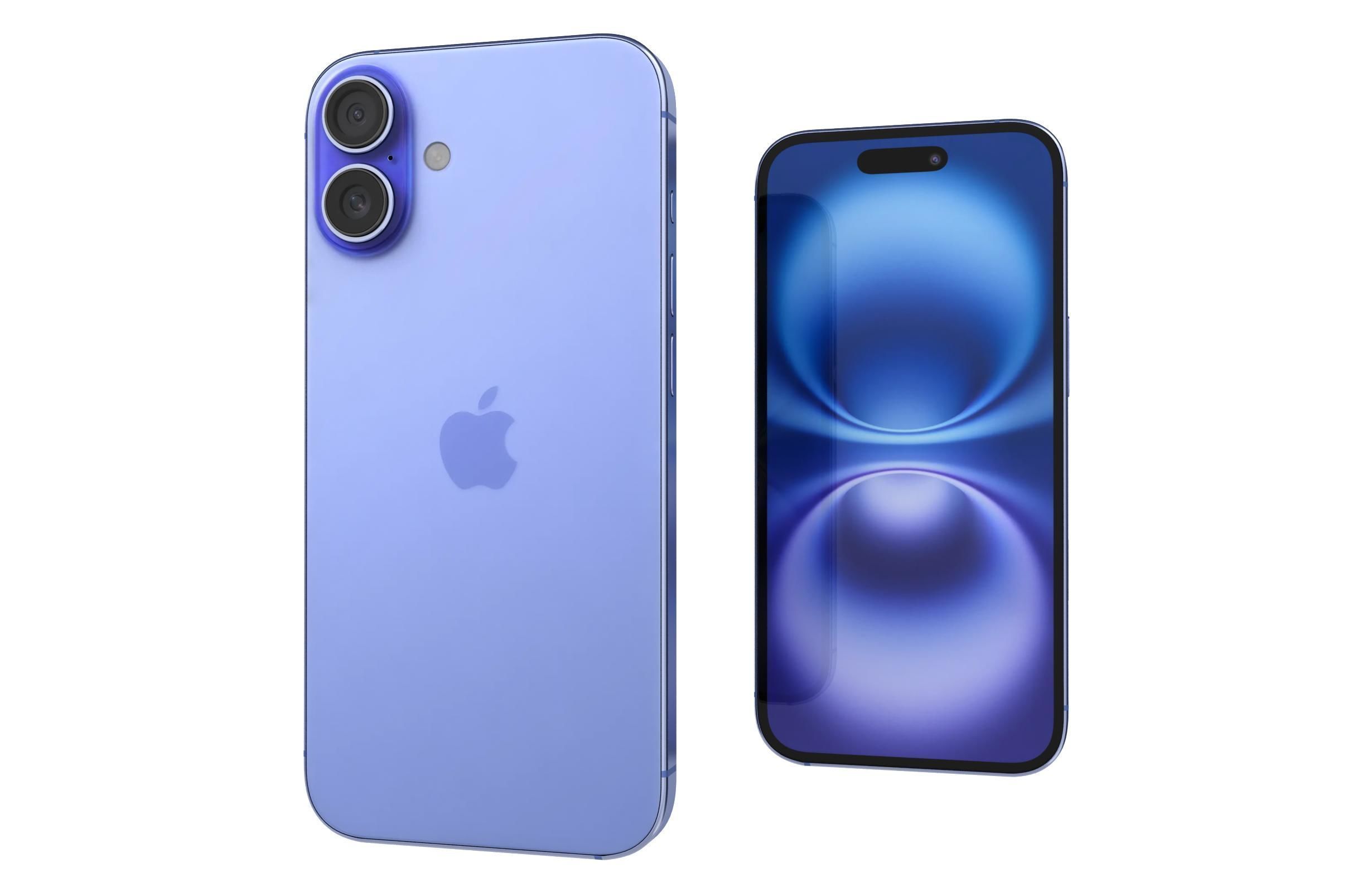 Apple iPhone 16 16 Plus and ipad Mini 2024 3D Model Collection_13