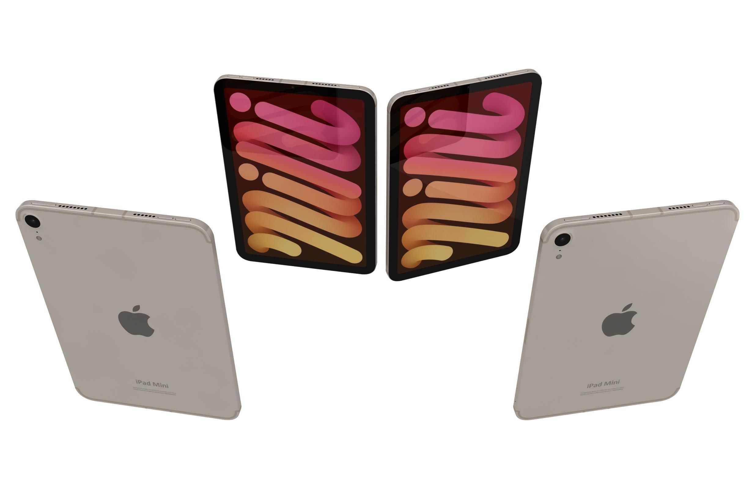 Apple iPhone 16 16 Plus and ipad Mini 2024 3D Model Collection_27