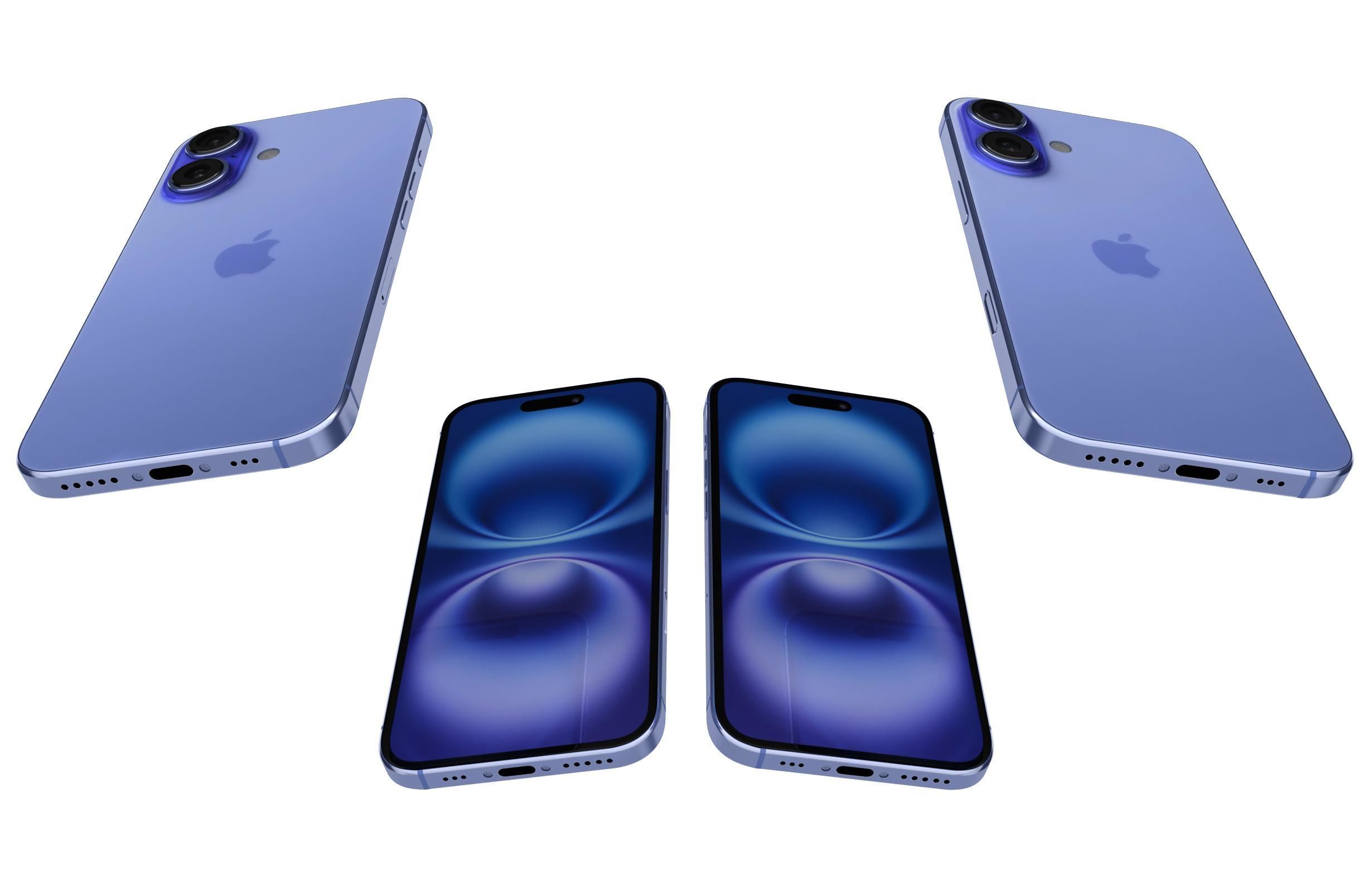 Apple iPhone 16 16 Plus and ipad Mini 2024 3D Model Collection_89