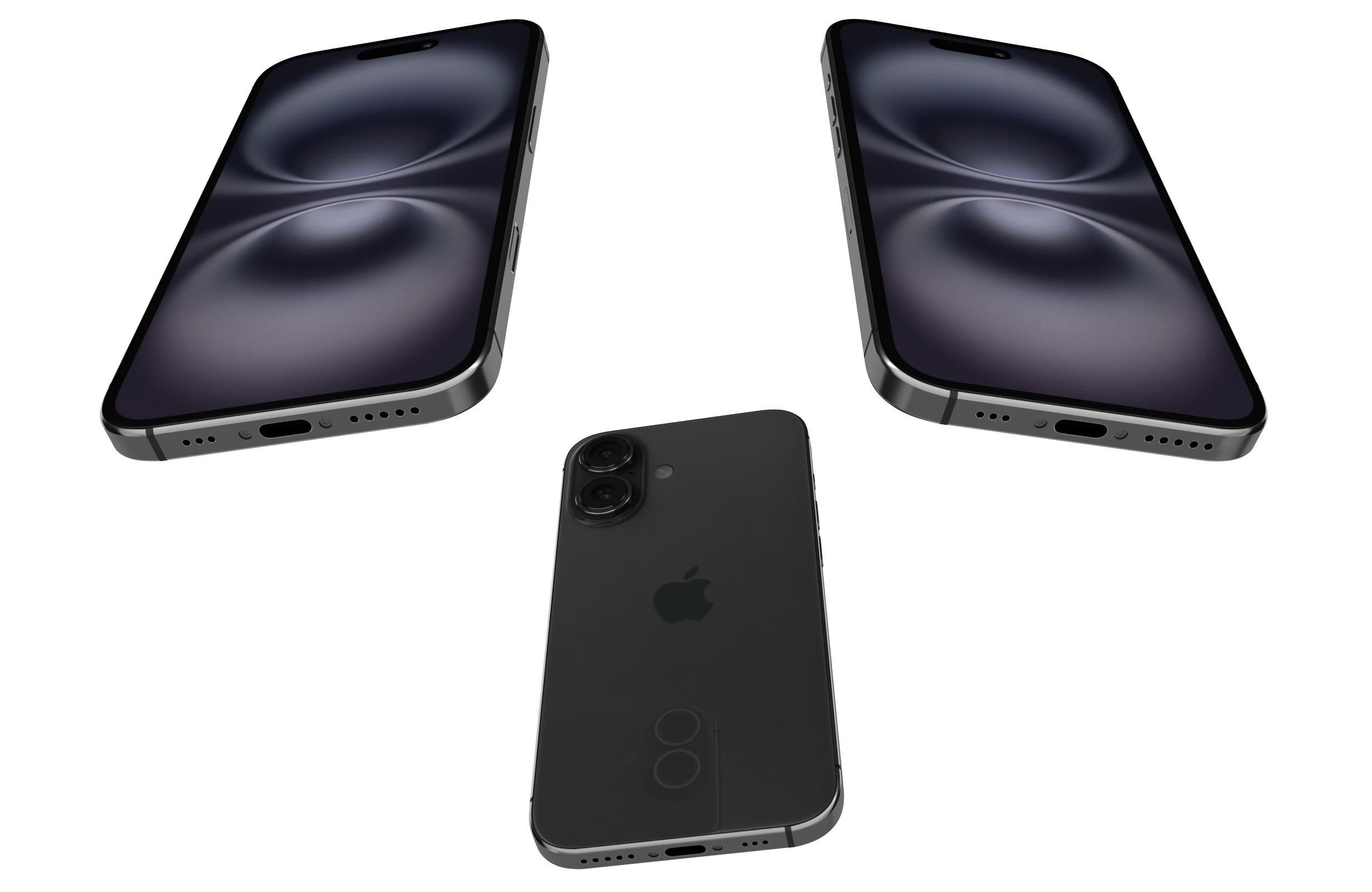 Apple iPhone 16 16 Plus and ipad Mini 2024 3D Model Collection_23