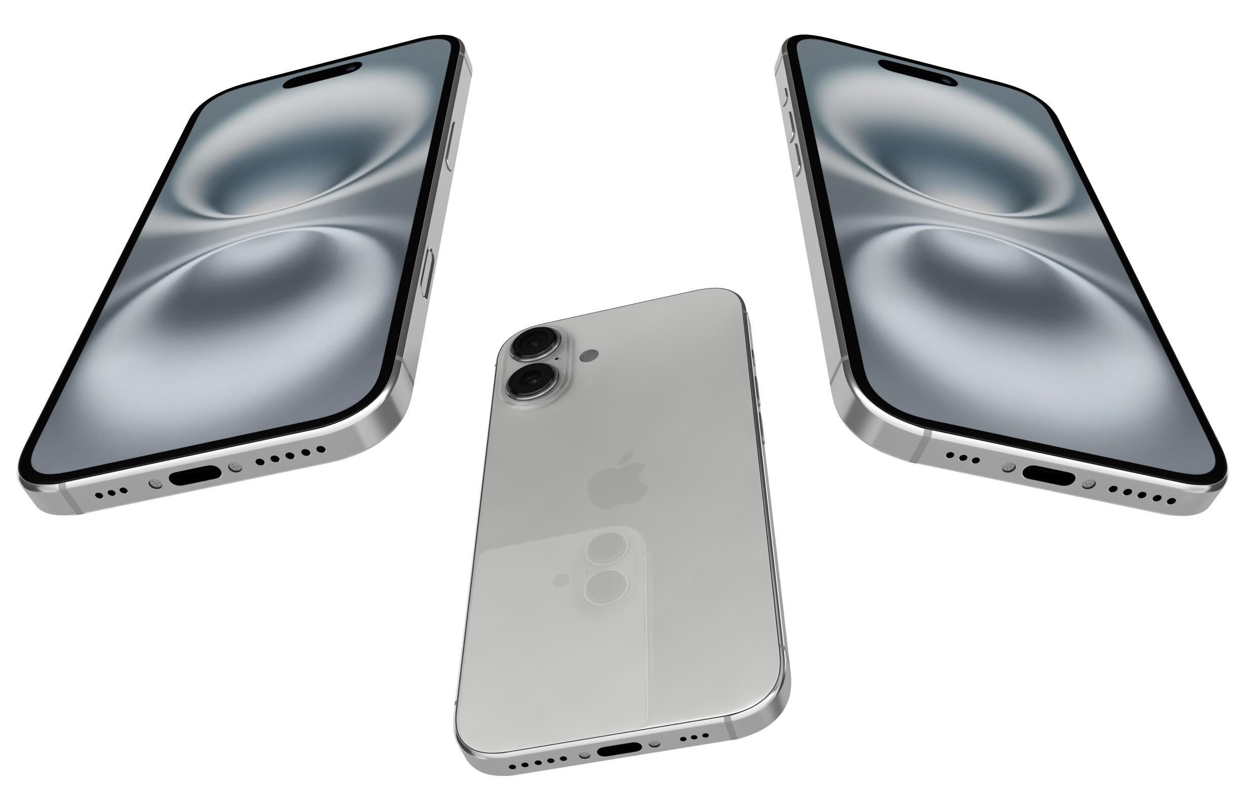 Apple iPhone 16 16 Plus and ipad Mini 2024 3D Model Collection_91