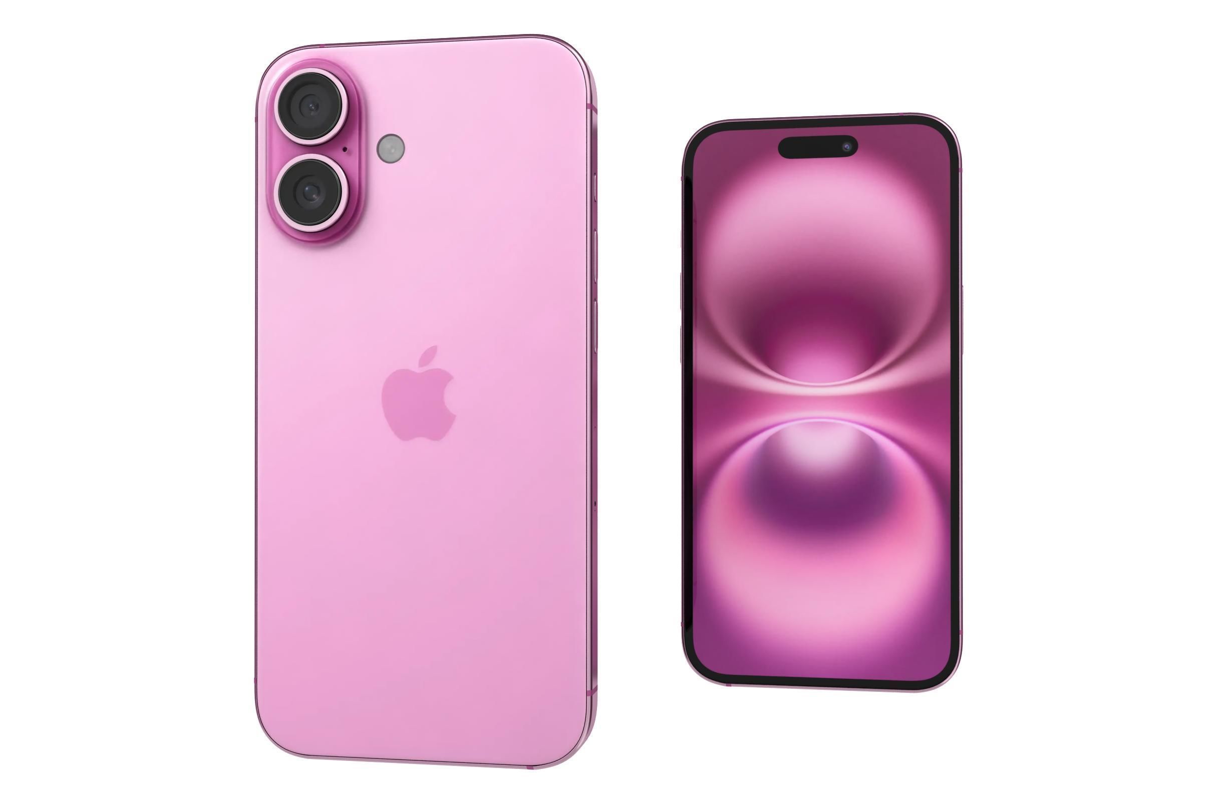 Apple iPhone 16 16 Plus and ipad Mini 2024 3D Model Collection_6