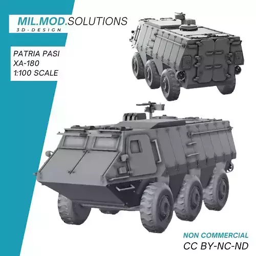 Patria Pasi XA-180 3D print model