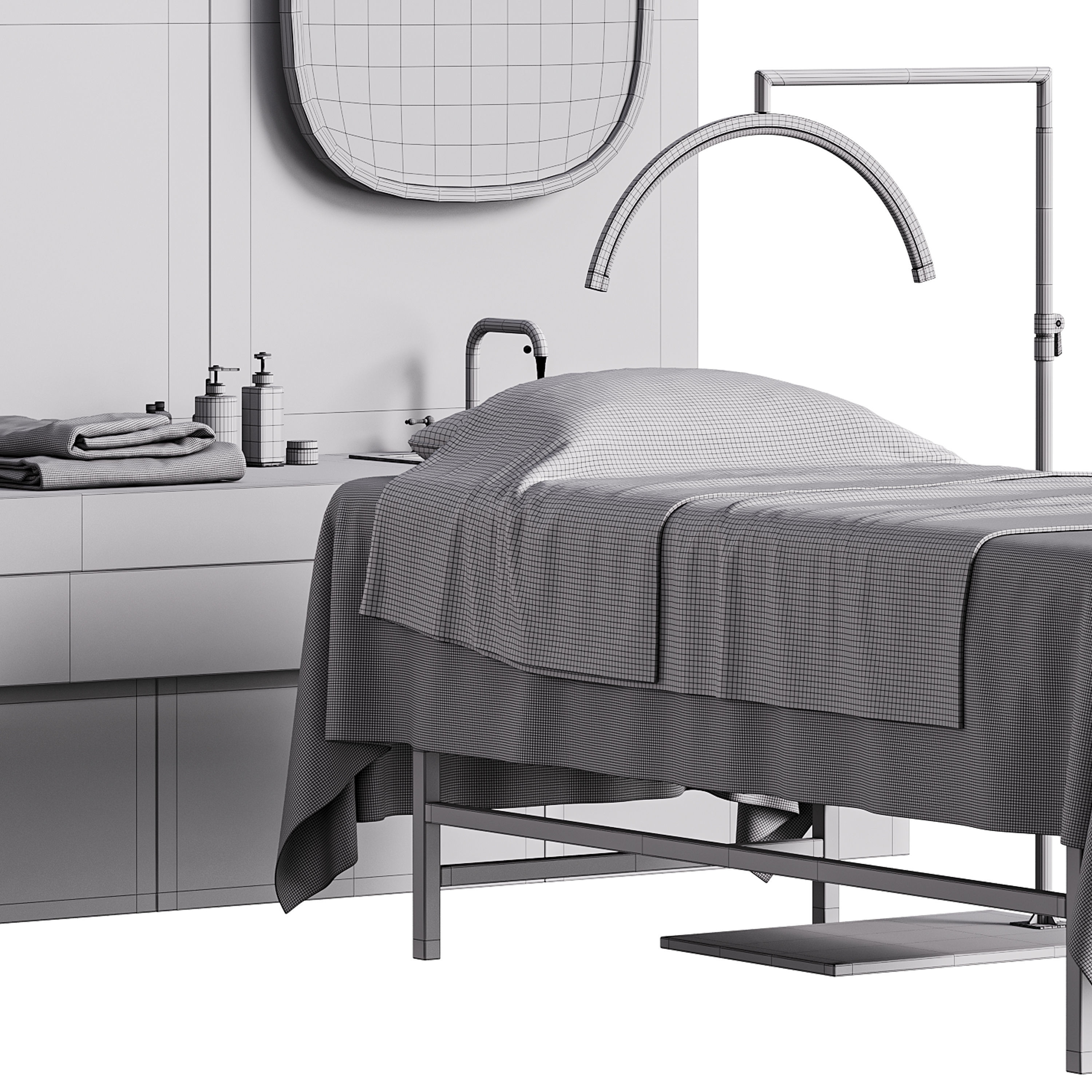 Modern spa and accessories 04 3D model_14