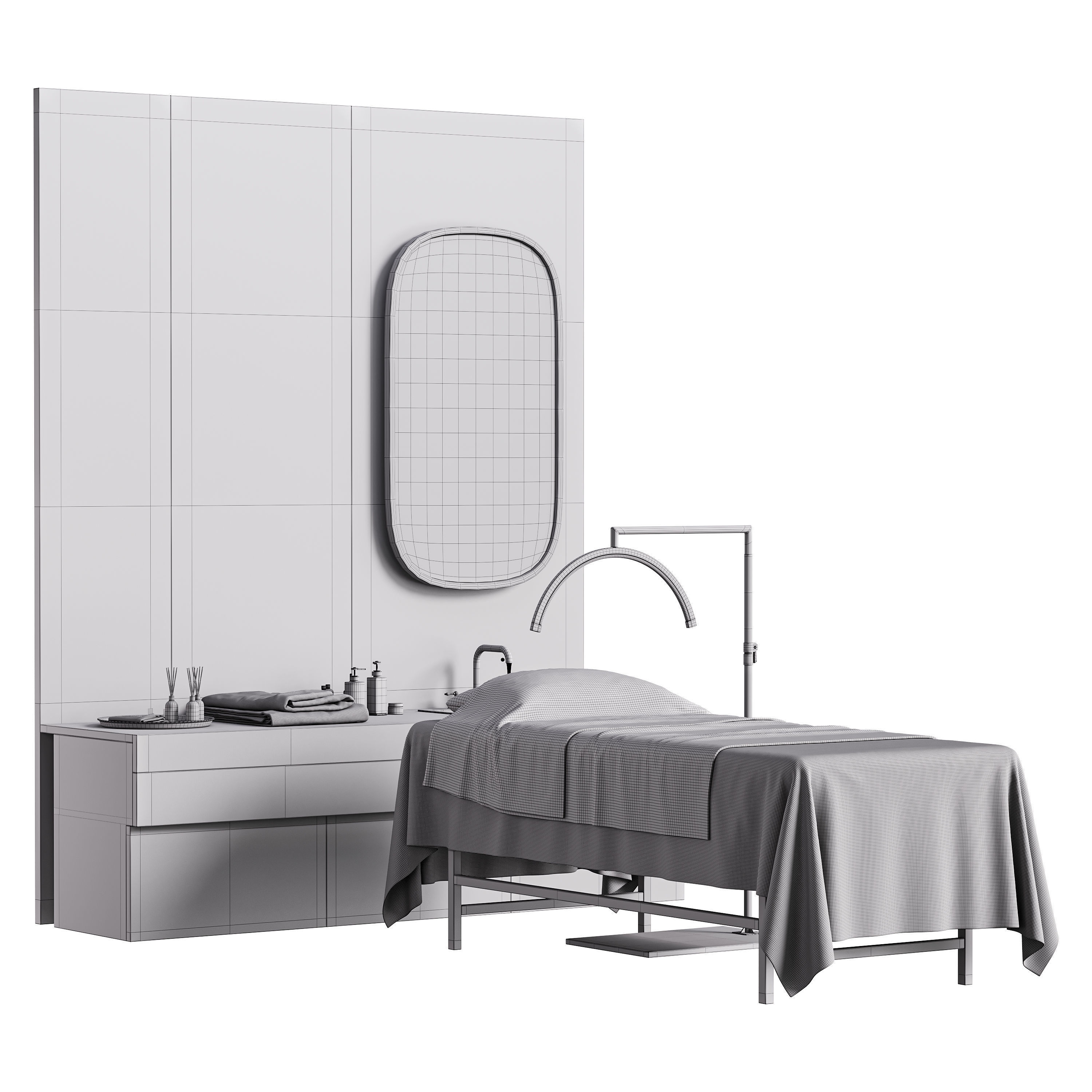 Modern spa and accessories 04 3D model_13