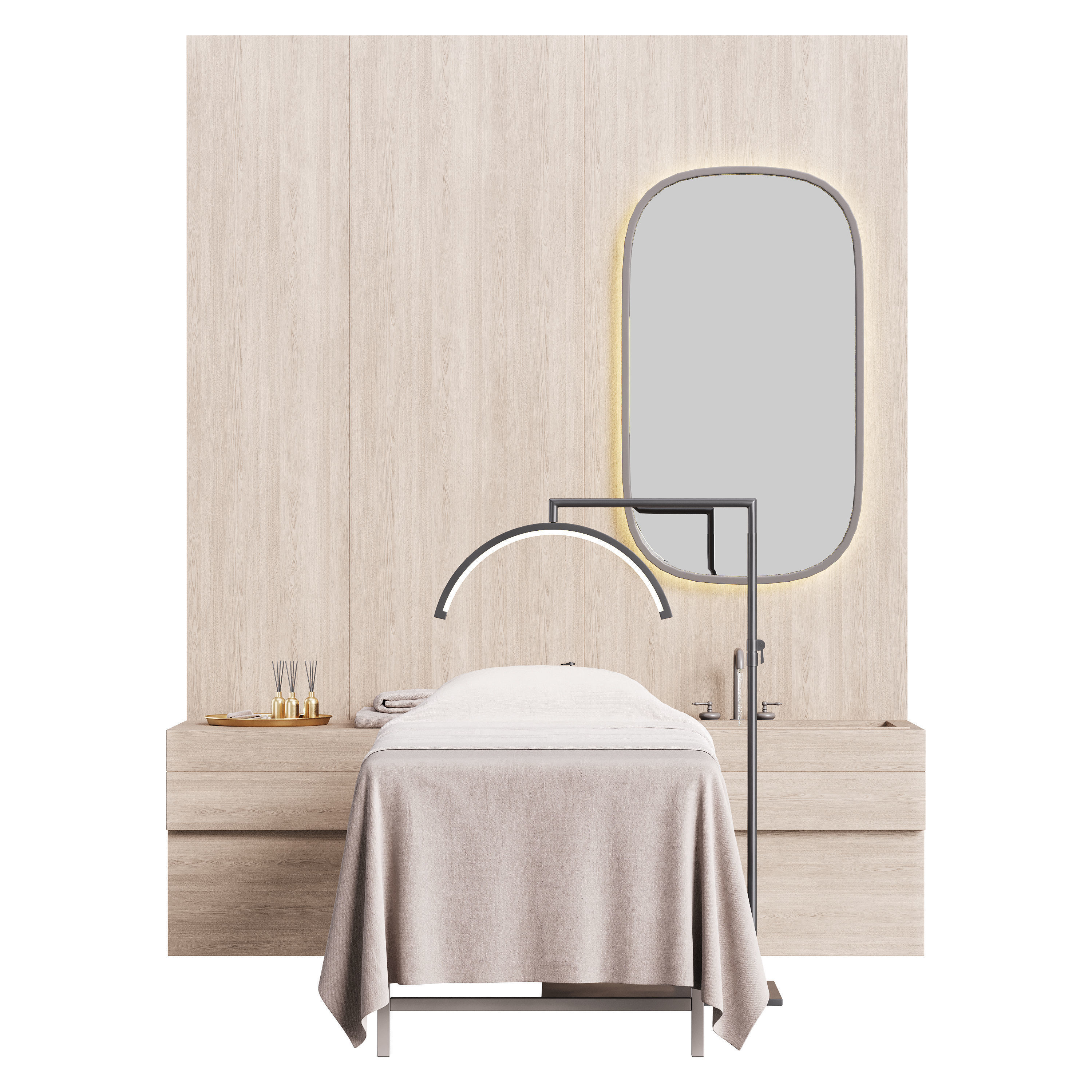 Modern spa and accessories 04 3D model_5