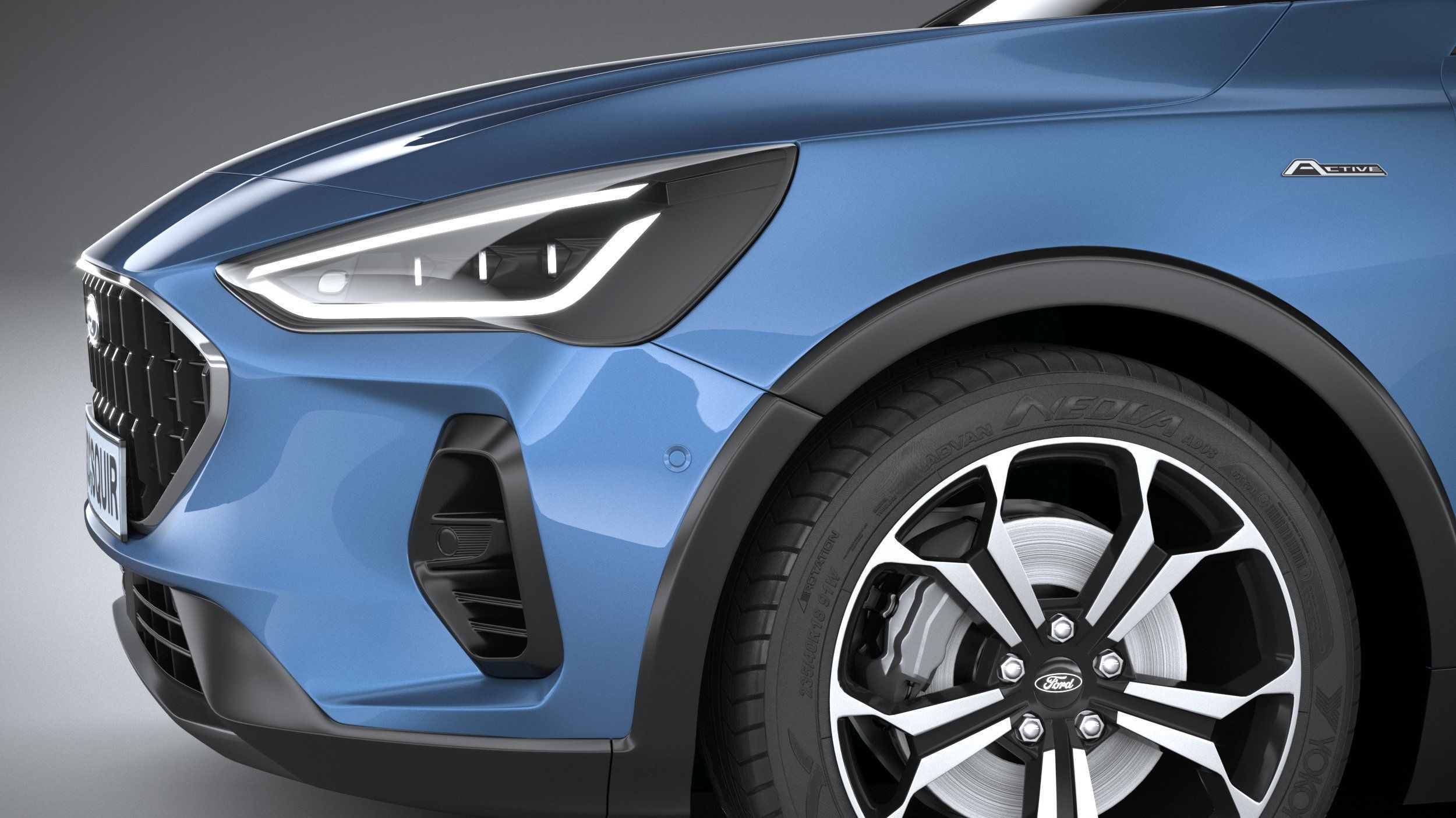 Focus Active Wagon 2022 3D model_1