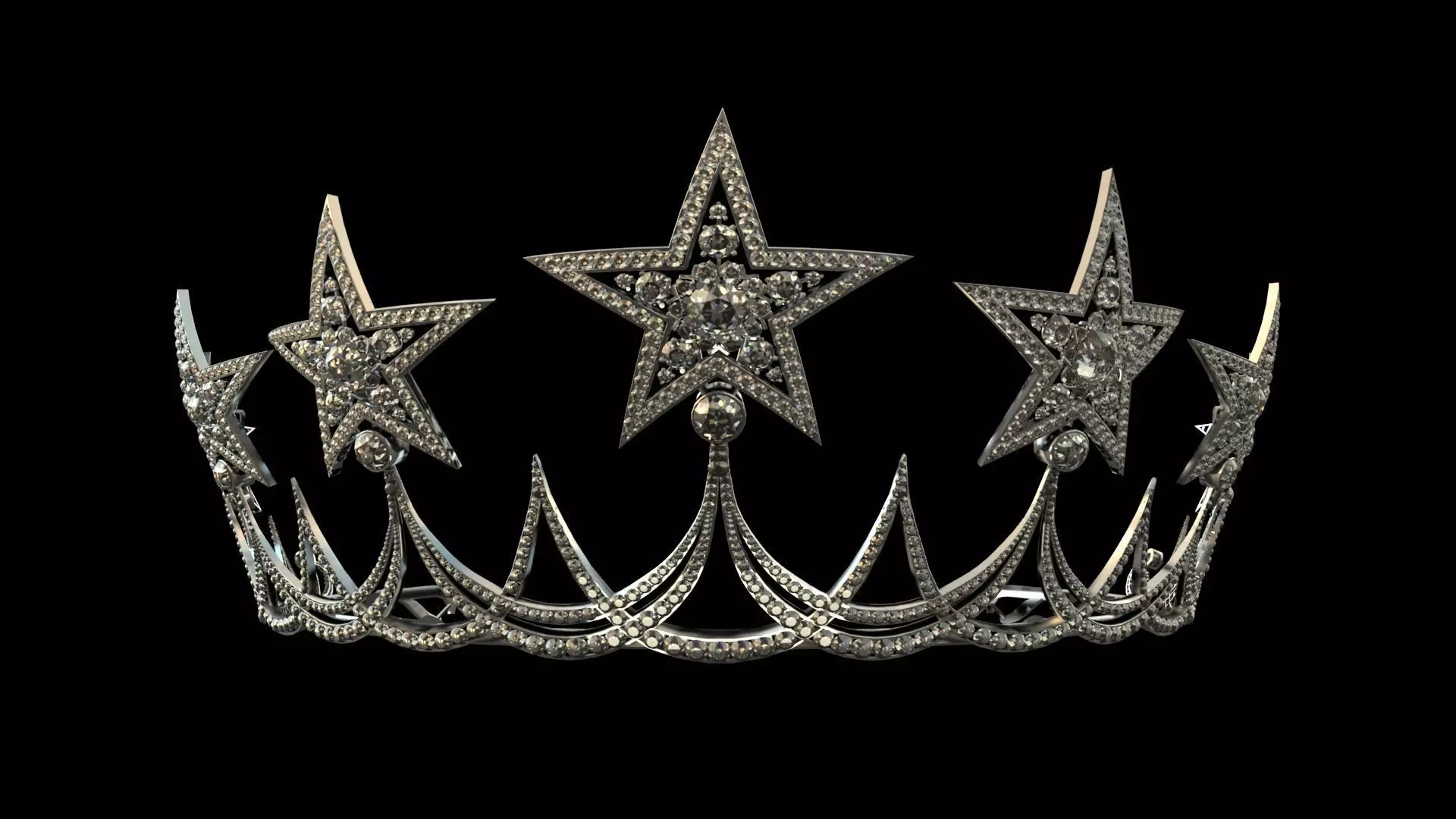Tiara - Firmament de Minuit Tiara - AR Ready 3D model_0