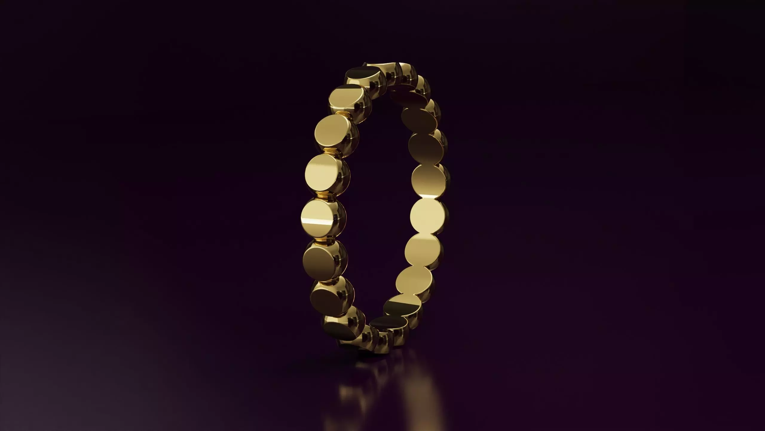 flat bead Ring Free 3D print model